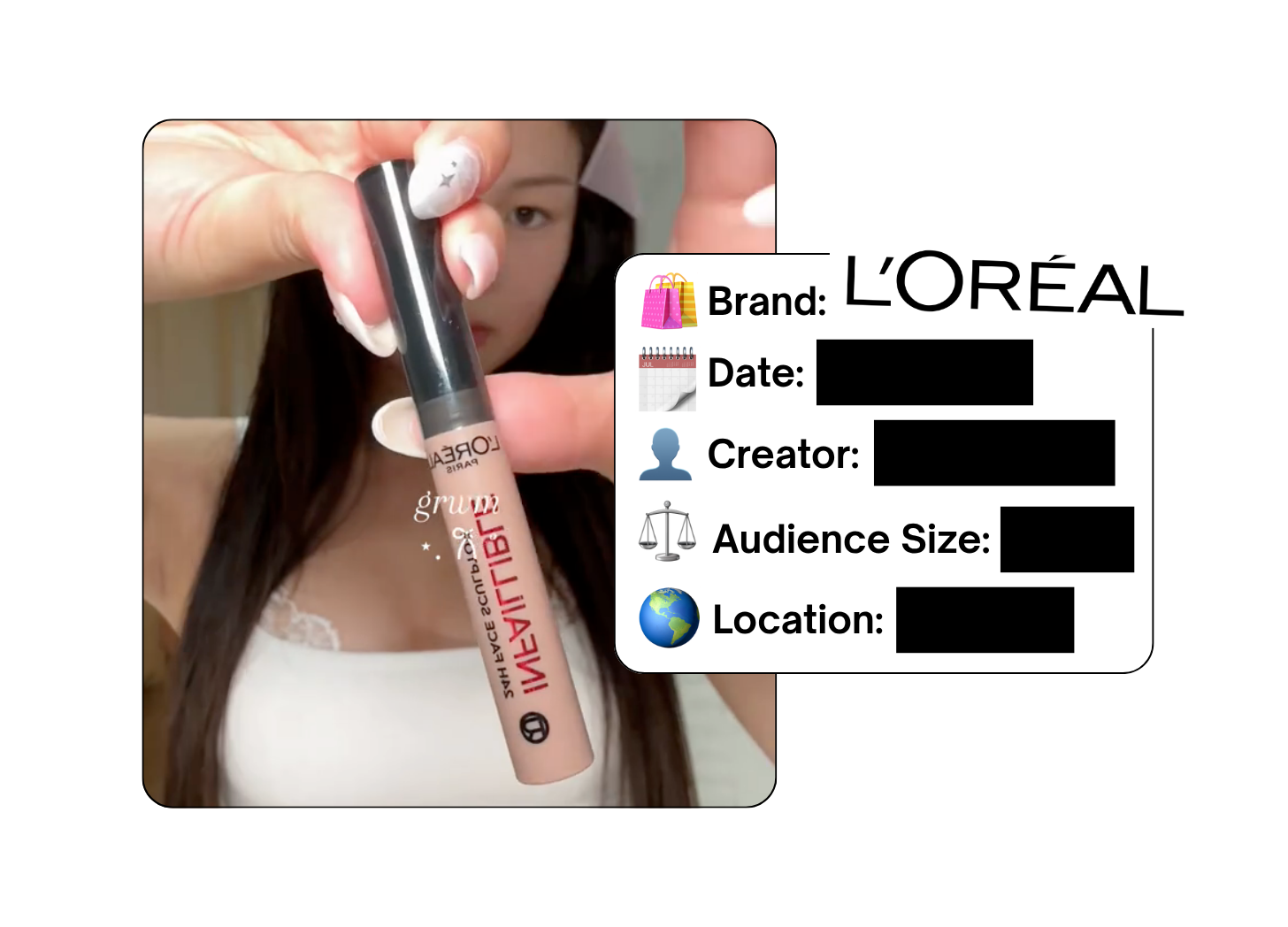 Spotted: L’Oreal in a new paid collab