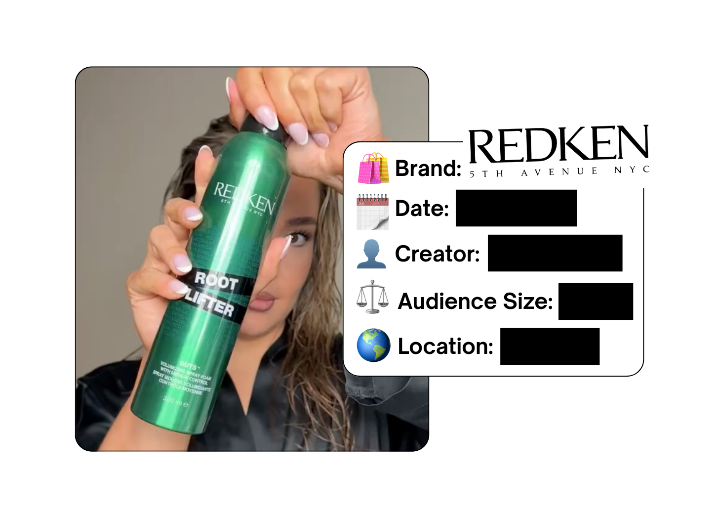 Spotted: Redken in a new paid collab
