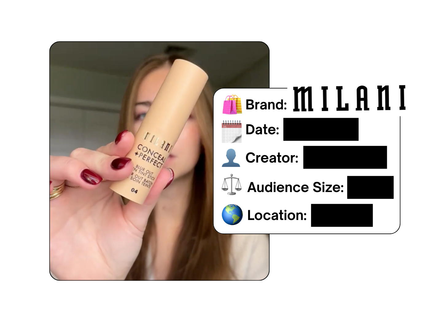 Spotted: Milani Cosmetics in a new paid collab