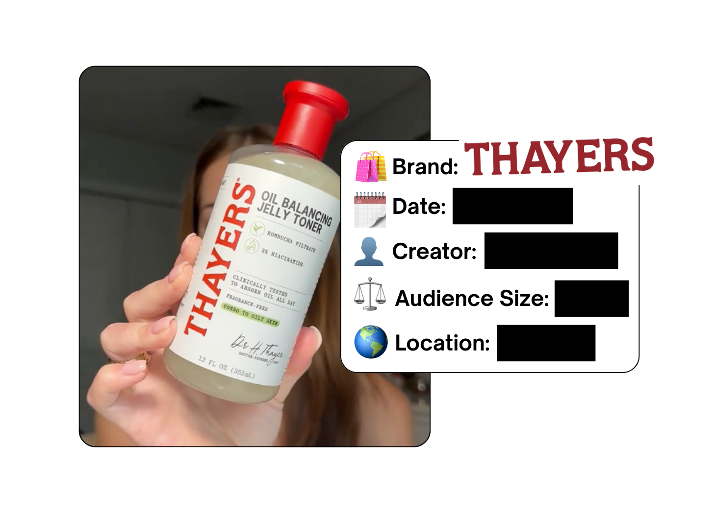 Spotted: Thayers in a new paid collab