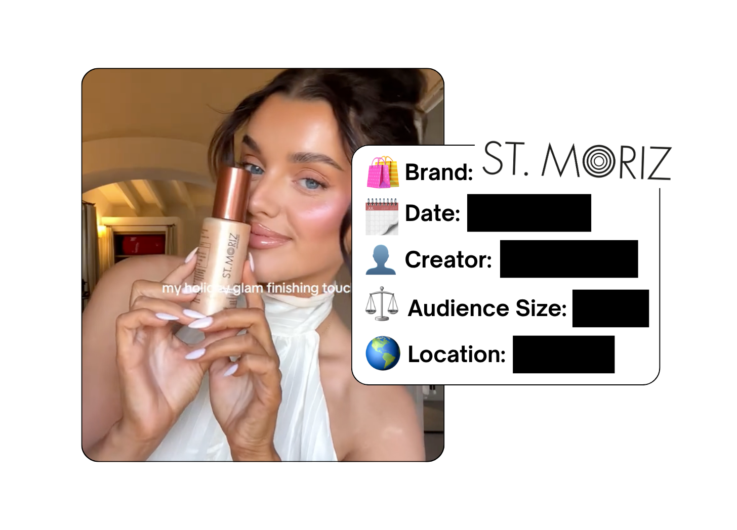 Spotted: St Moriz in a new paid collab