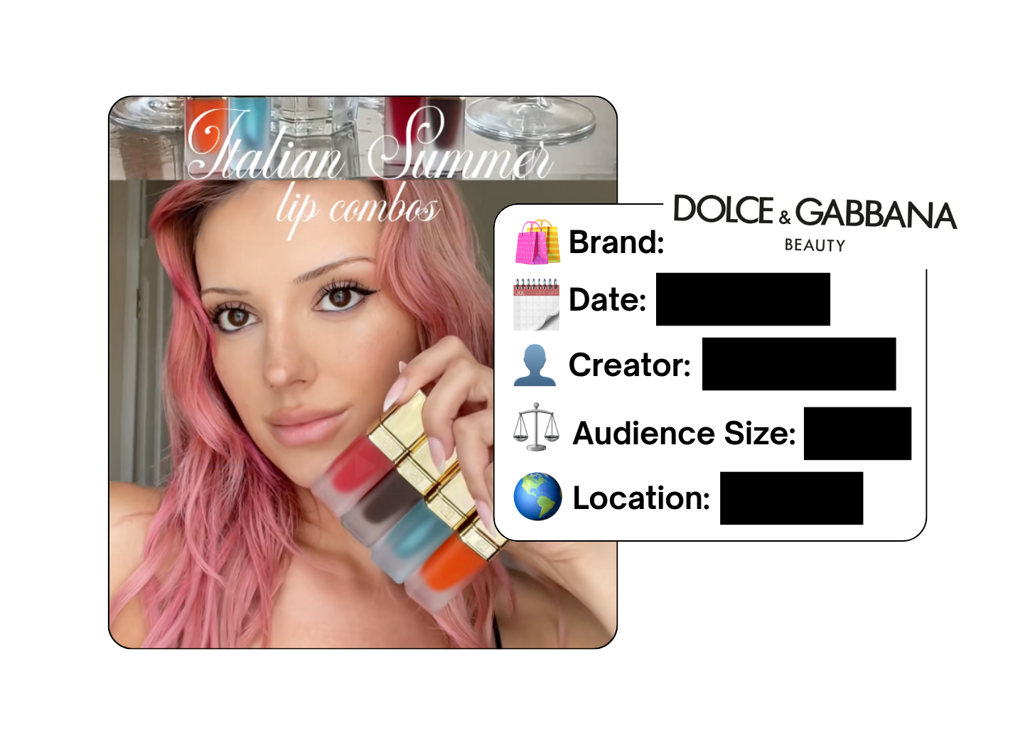 Spotted: Dolce&Gabbana Beauty in a new paid collab