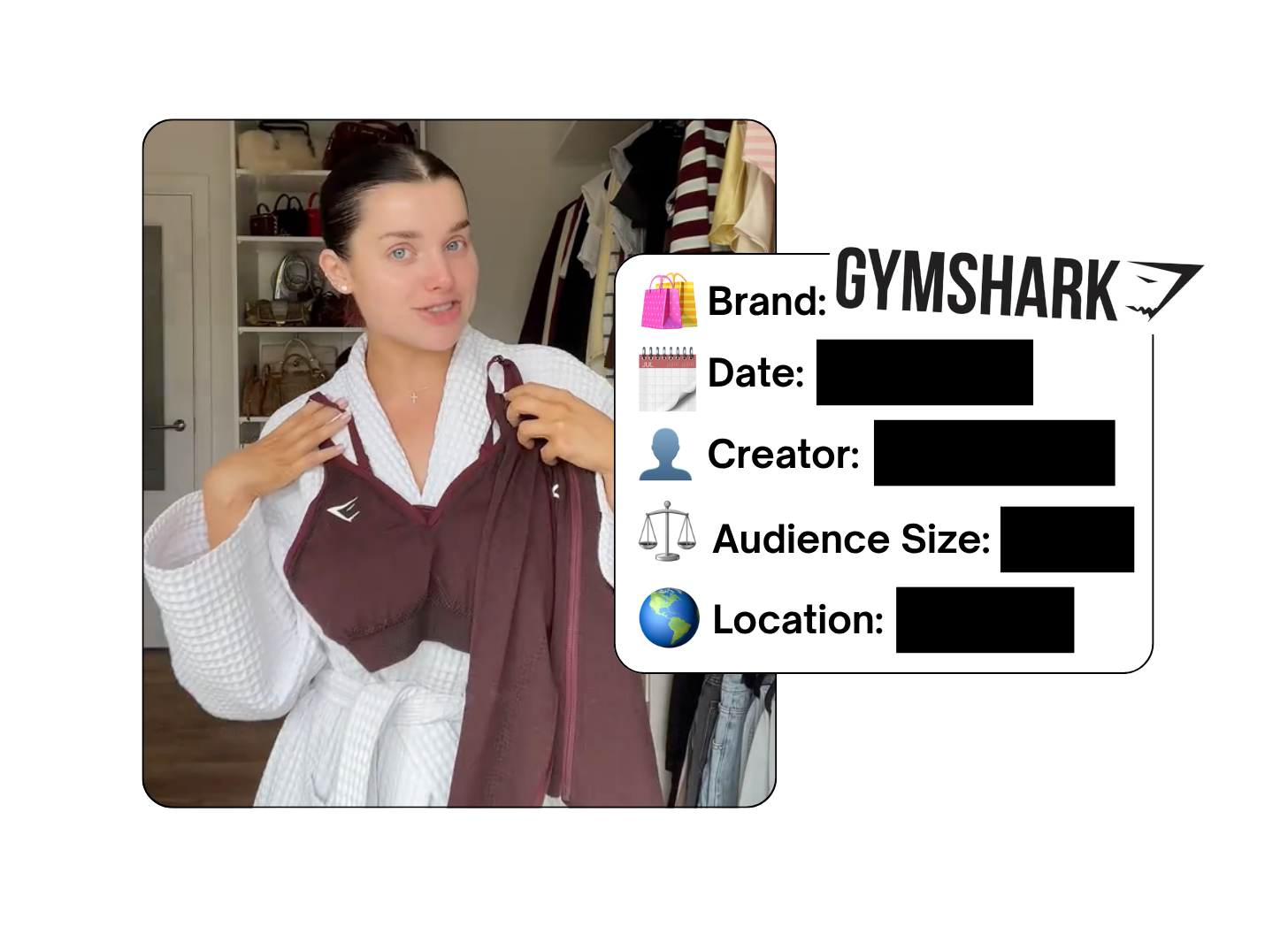 Spotted: Gymshark in a new paid collab