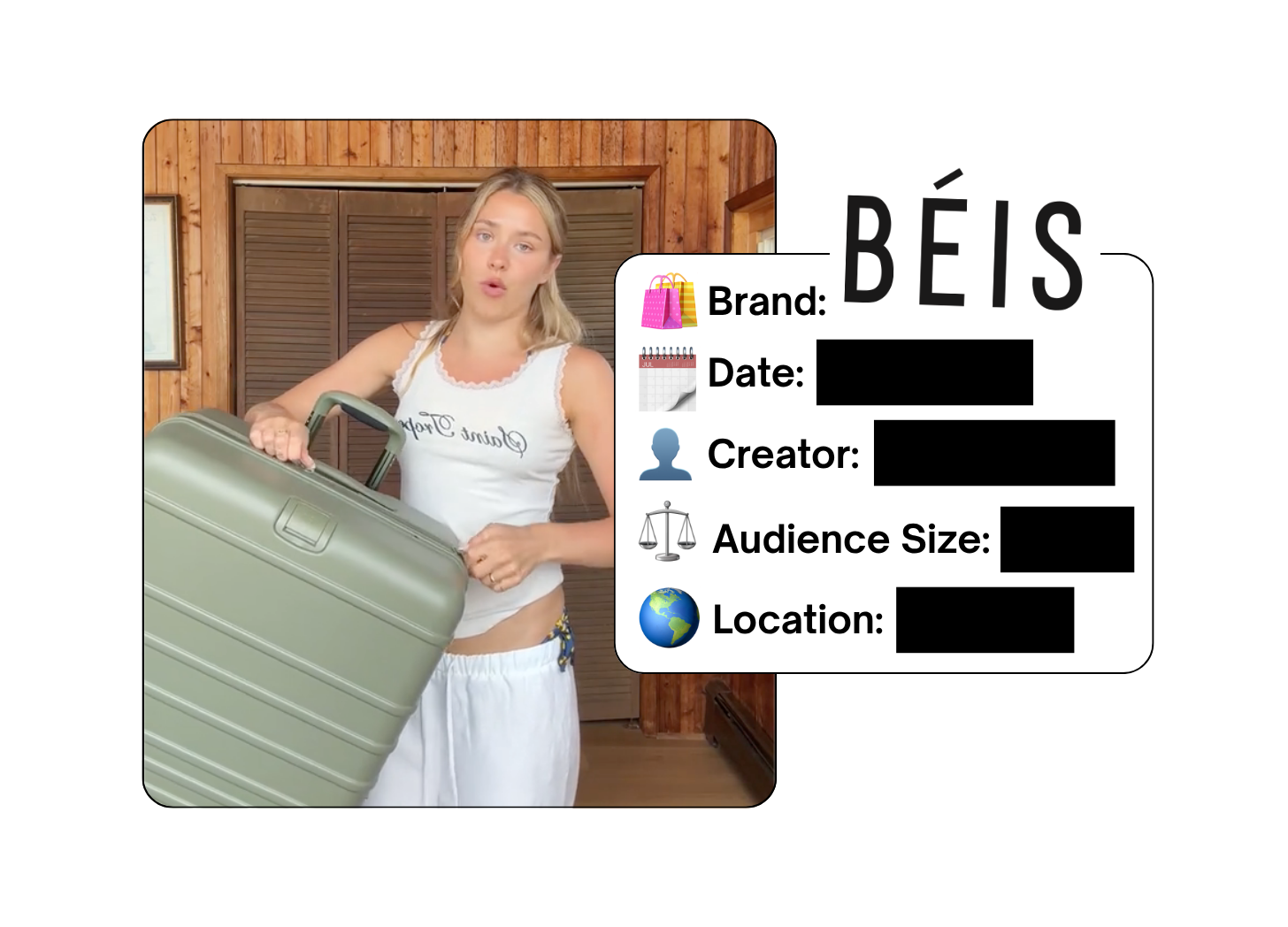 Spotted: BÉIS in a new paid collab