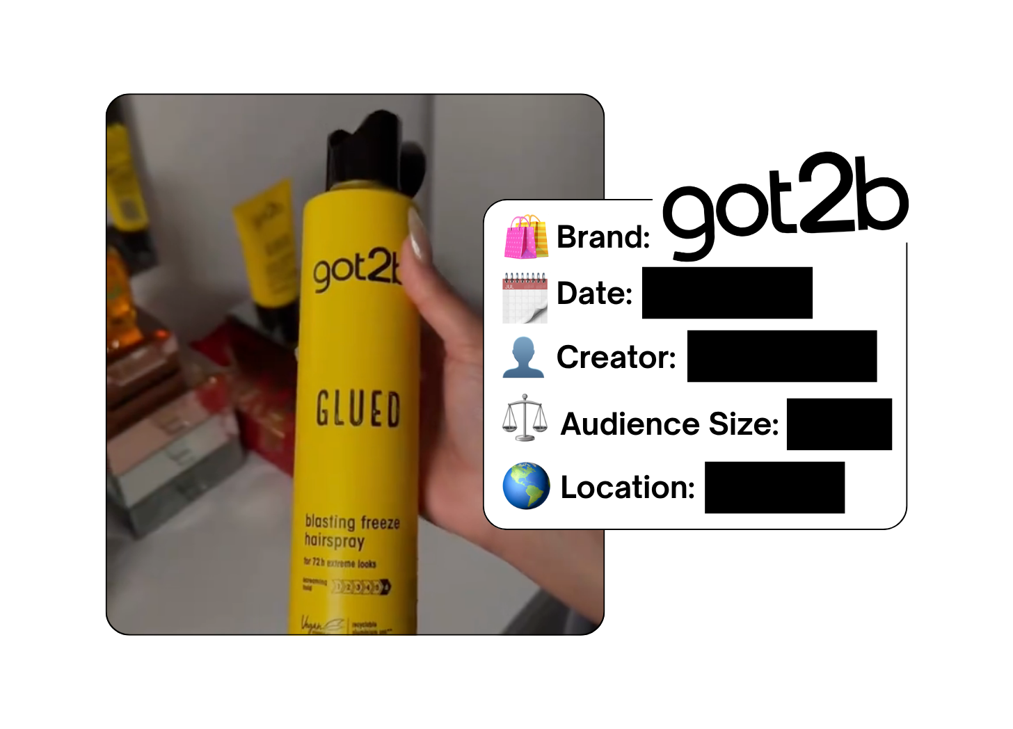 Spotted: got2b in a new paid collab