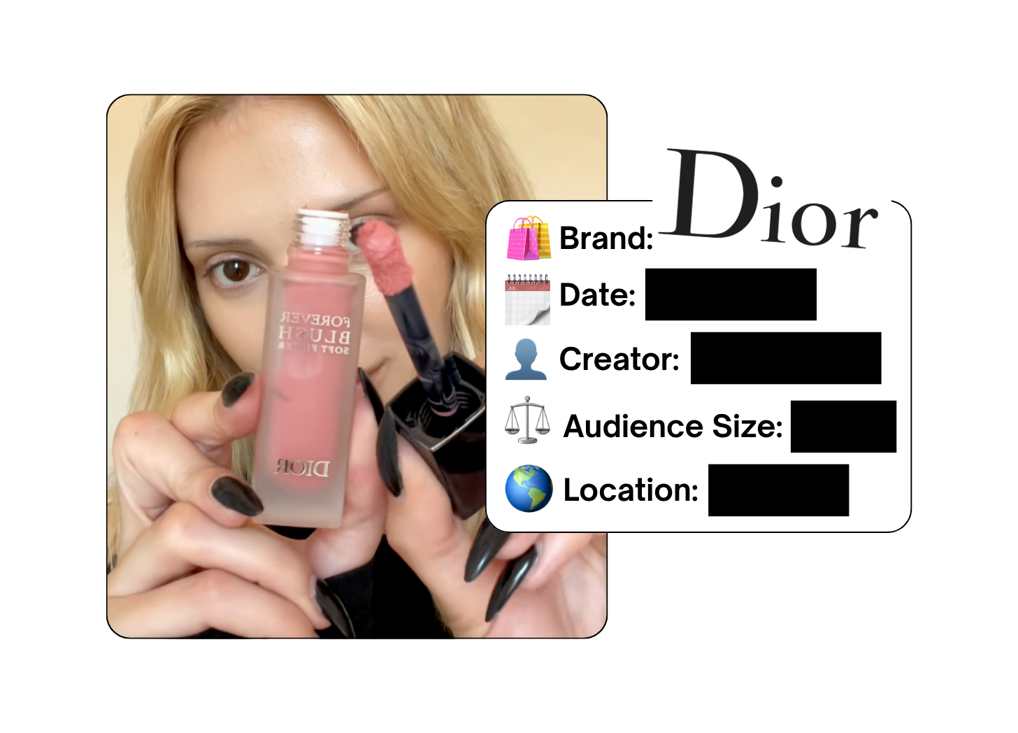 Spotted: Dior Beauty in a new paid collab