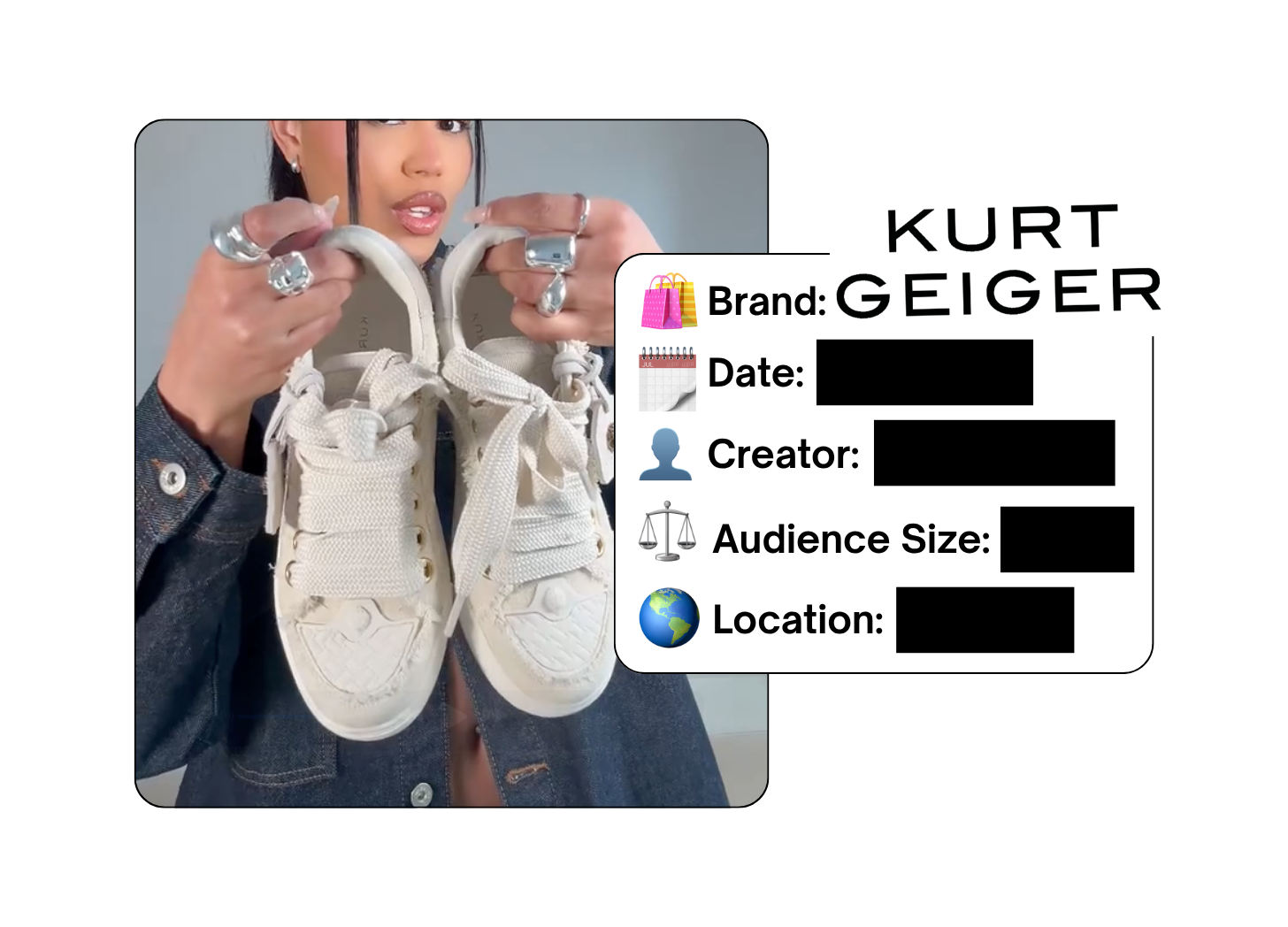 Spotted: Kurt Geiger in a new paid collab
