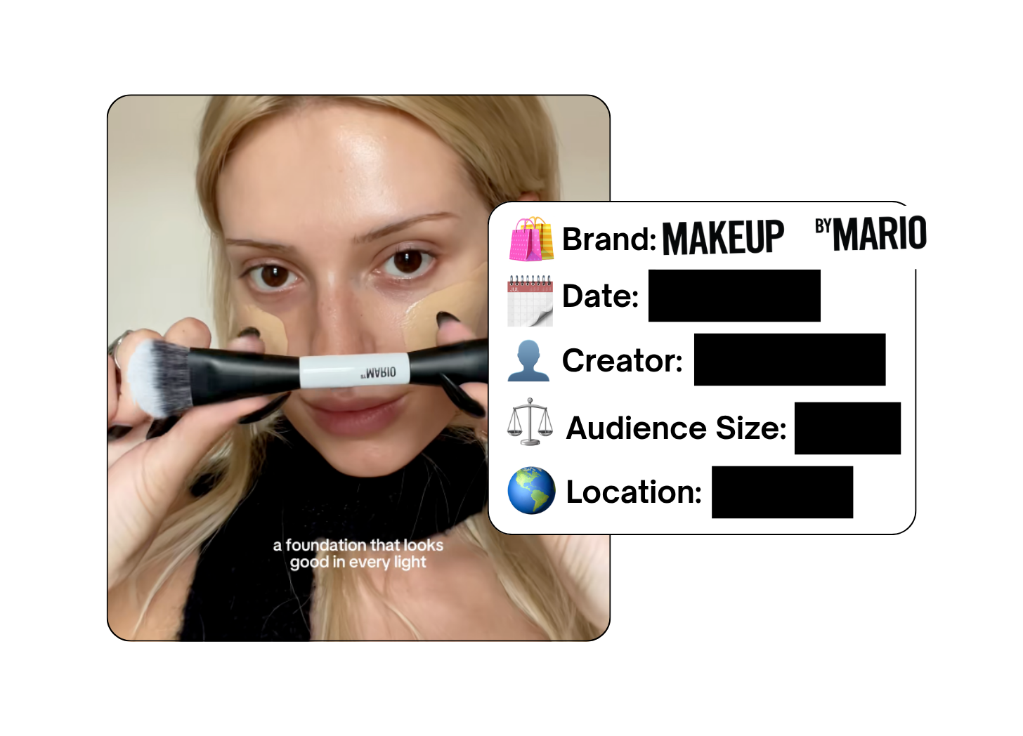 Spotted: Makeup by Mario in a new paid collab