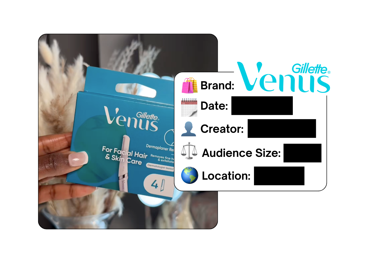 Spotted: Gillette Venus in a new paid collab