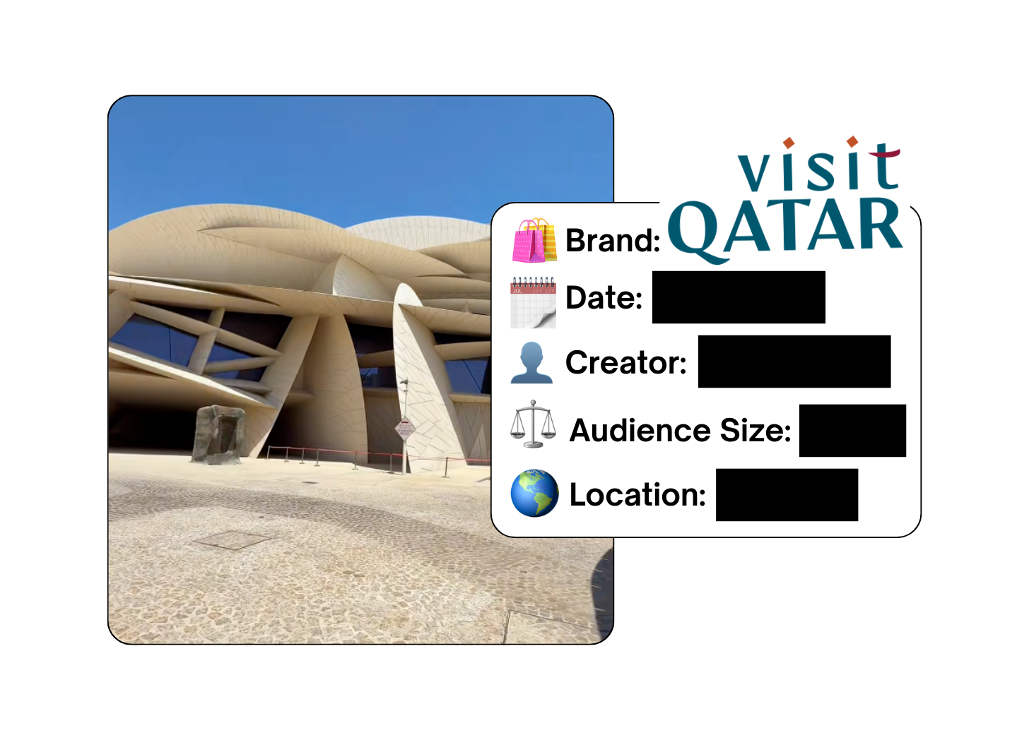 Spotted: Visit Qatar in a new paid collab