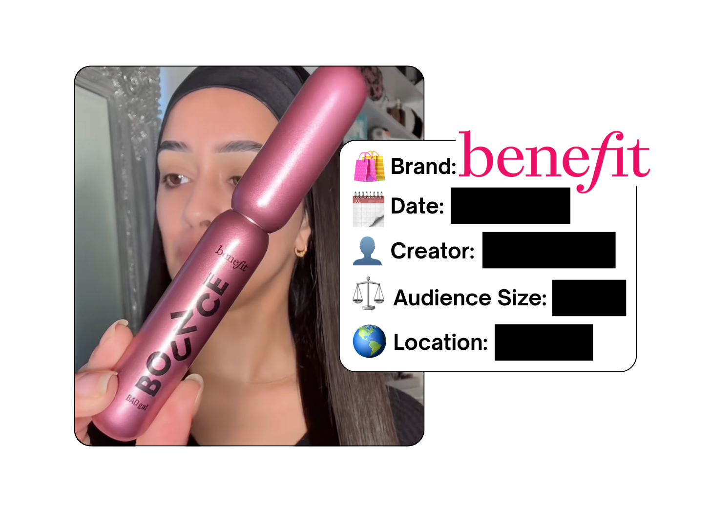 Spotted: Benefit Cosmetics in a new paid collab