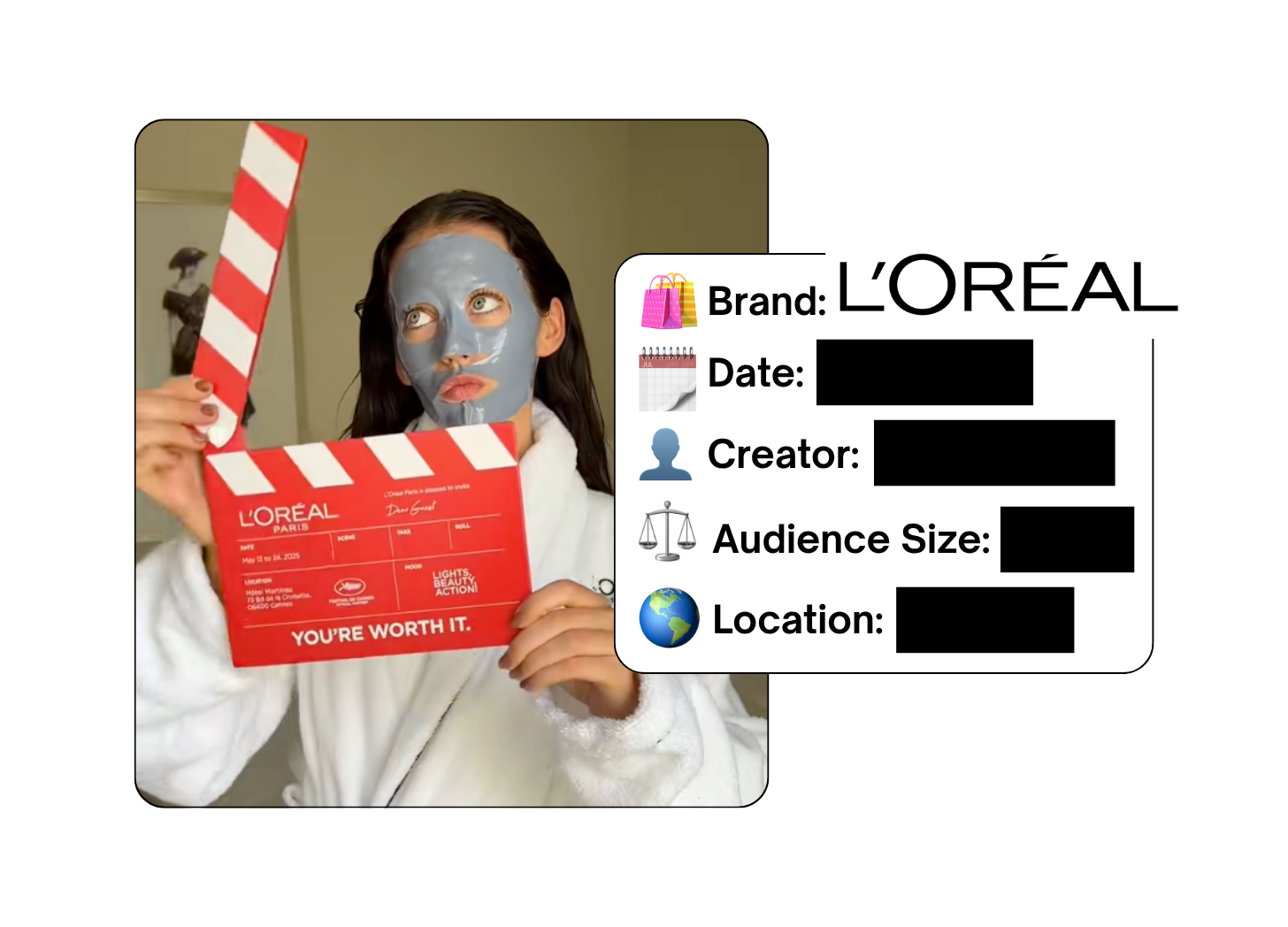 Spotted: L’Oreal in a new paid collab