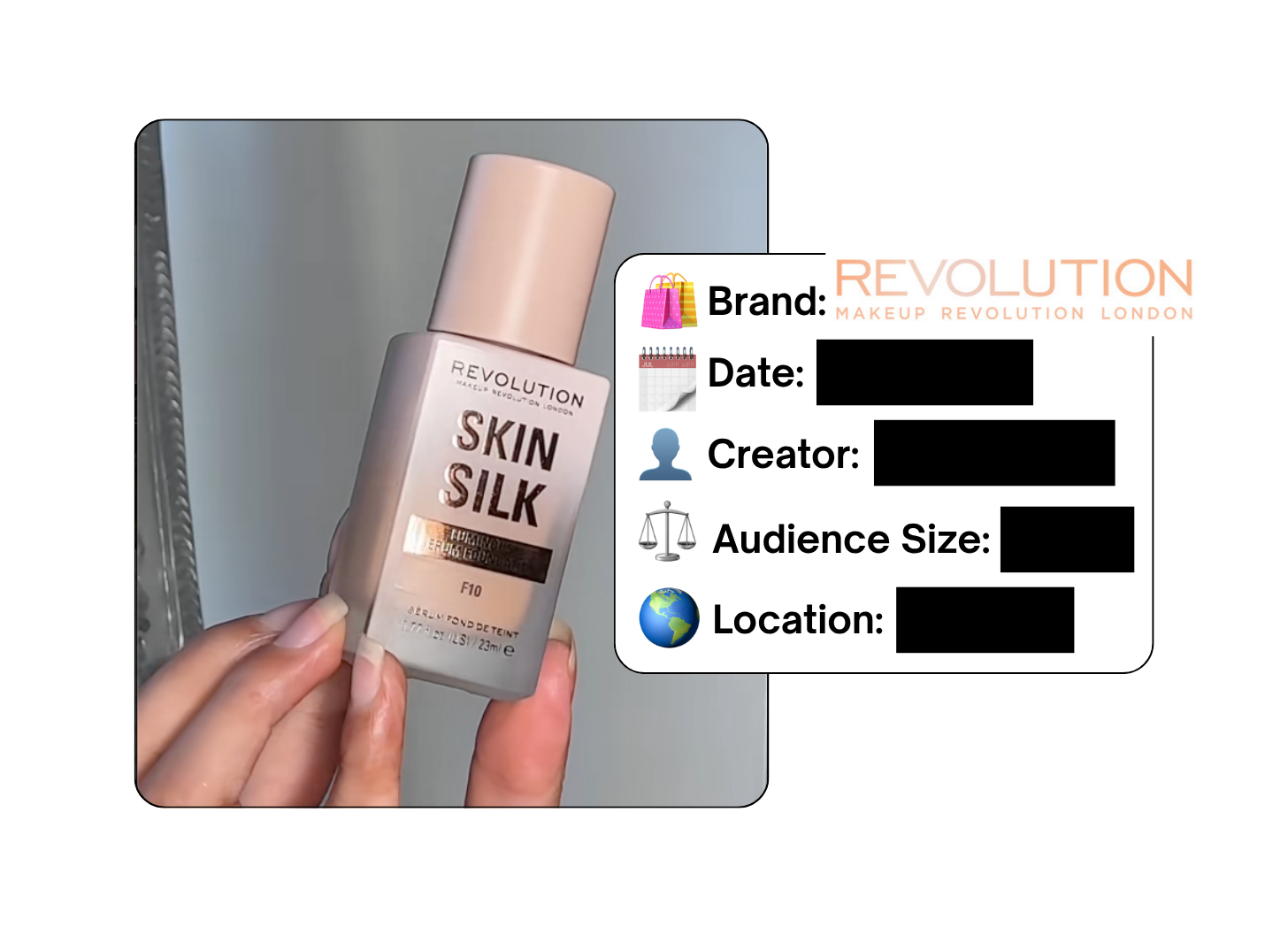 Spotted: Makeup Revolution in a new paid collab