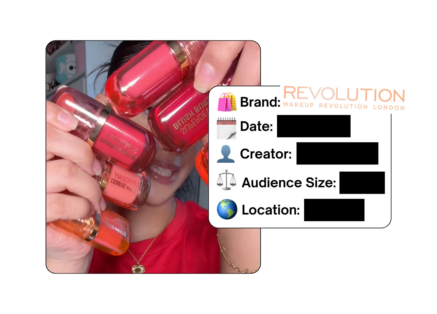 Spotted: Makeup Revolution in a new paid collab