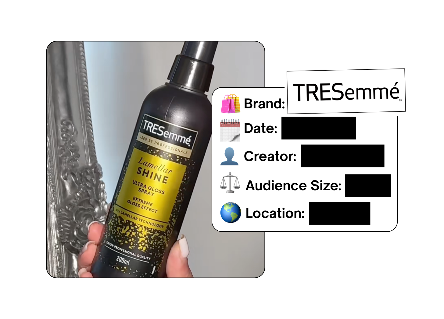 Spotted: TRESemmé in a new paid collab
