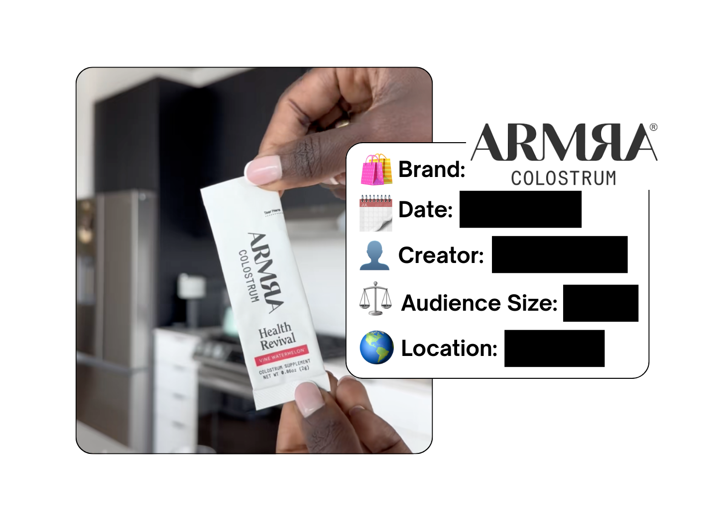 Spotted: ARMRA in a new paid collab