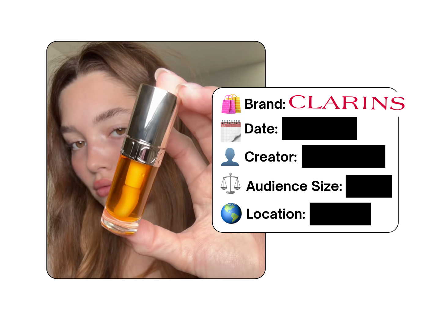 Spotted: Clarins in a new paid collab