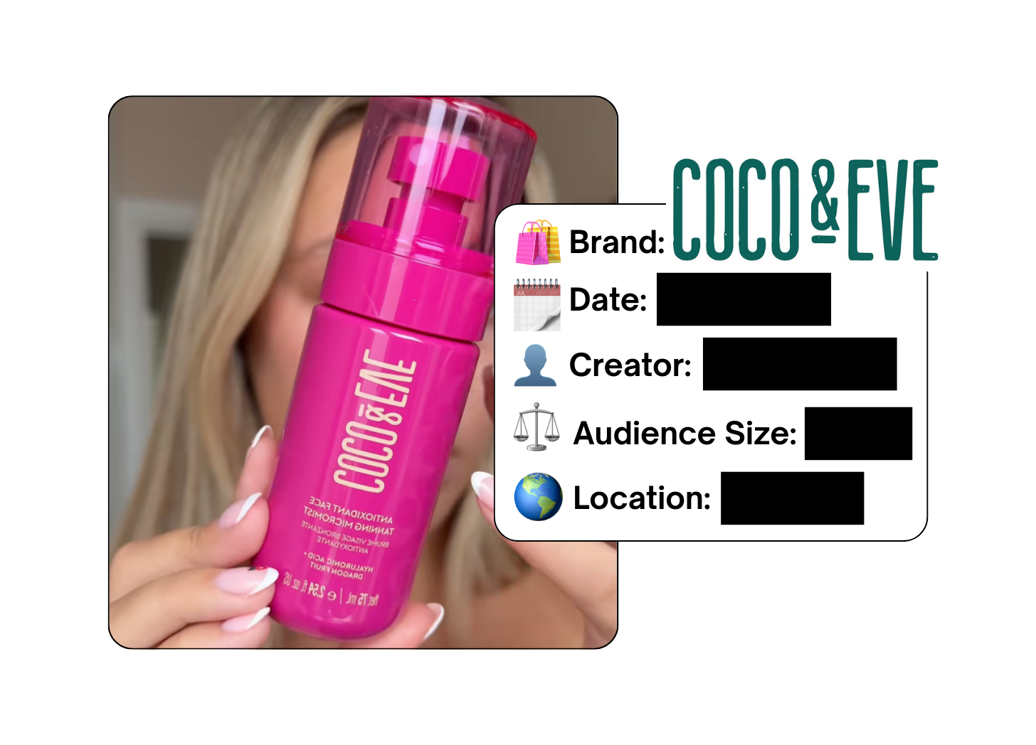 Spotted: Coco & Eve in a new paid collab