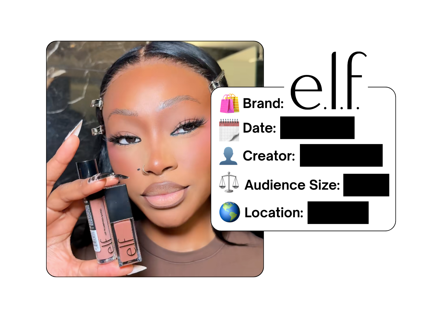 Spotted: Elf Cosmetics in a new paid collab
