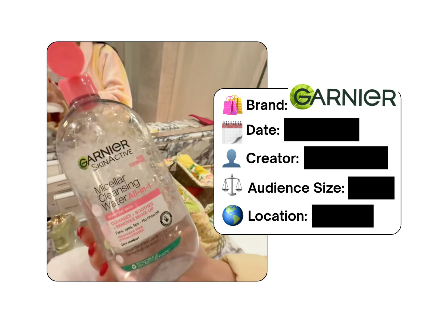 Spotted: Garnier in a new paid collab