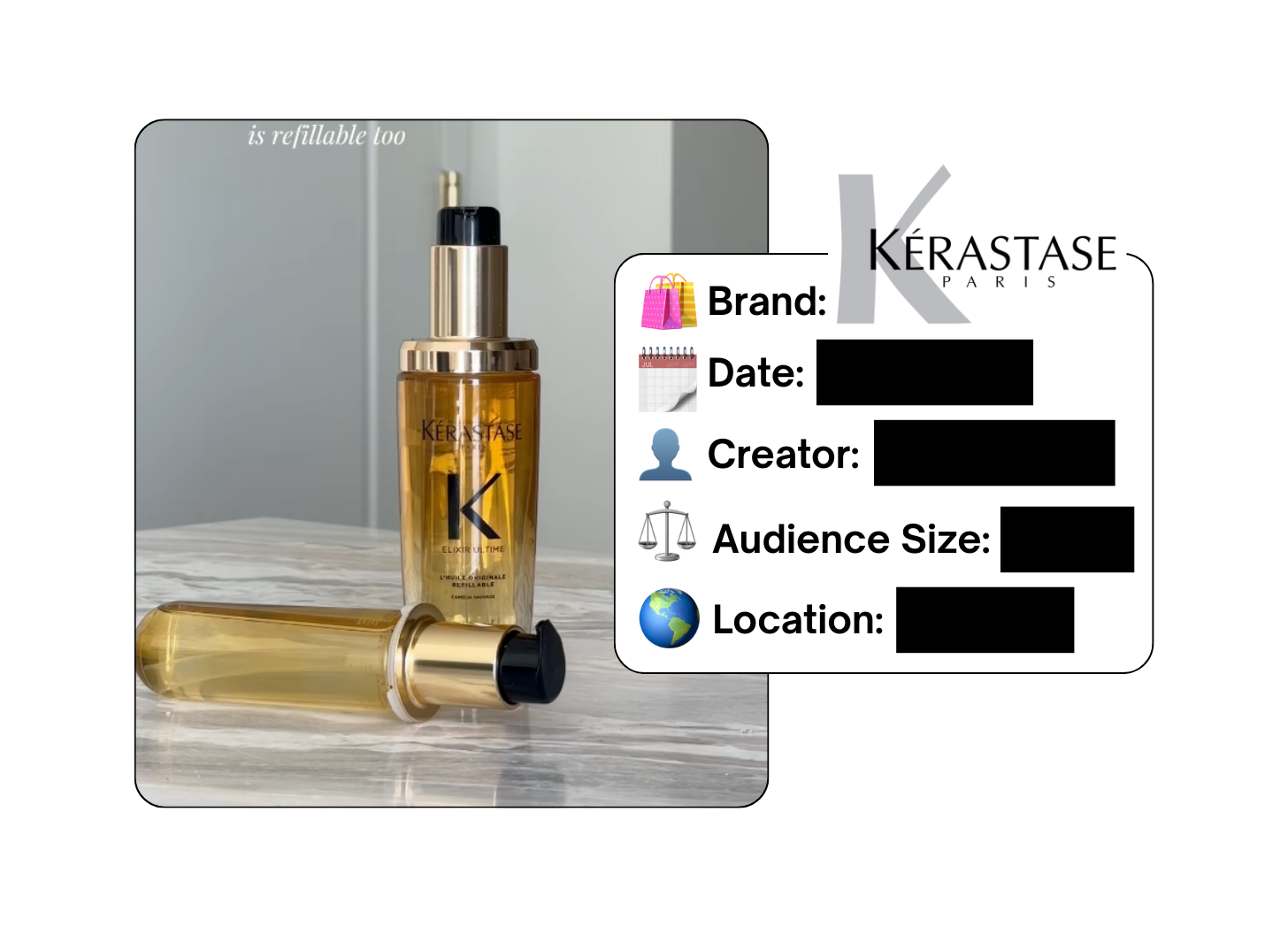 Spotted: Kerastase in a new paid collab