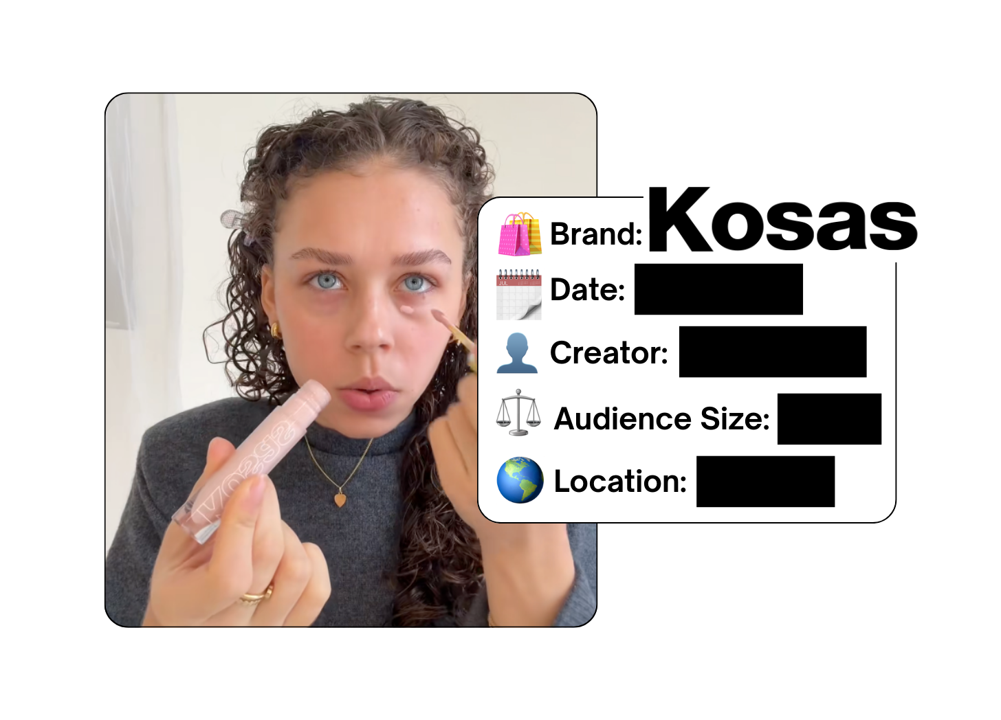 Spotted: Kosas in a new paid collab