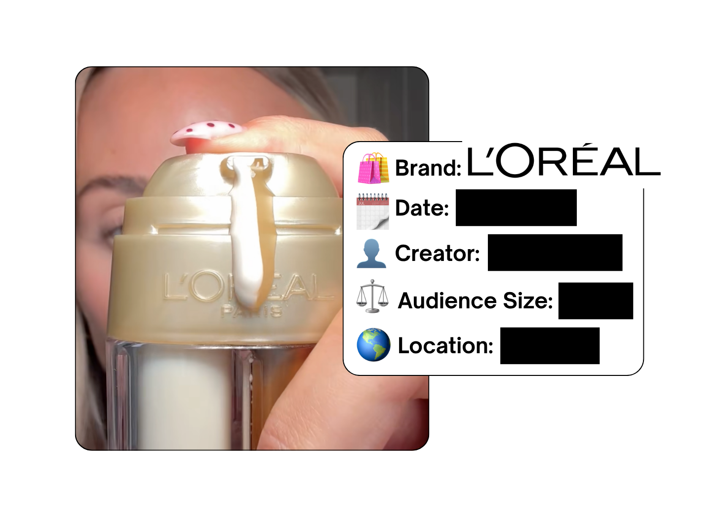 Spotted: L'Oreal in a new paid collab