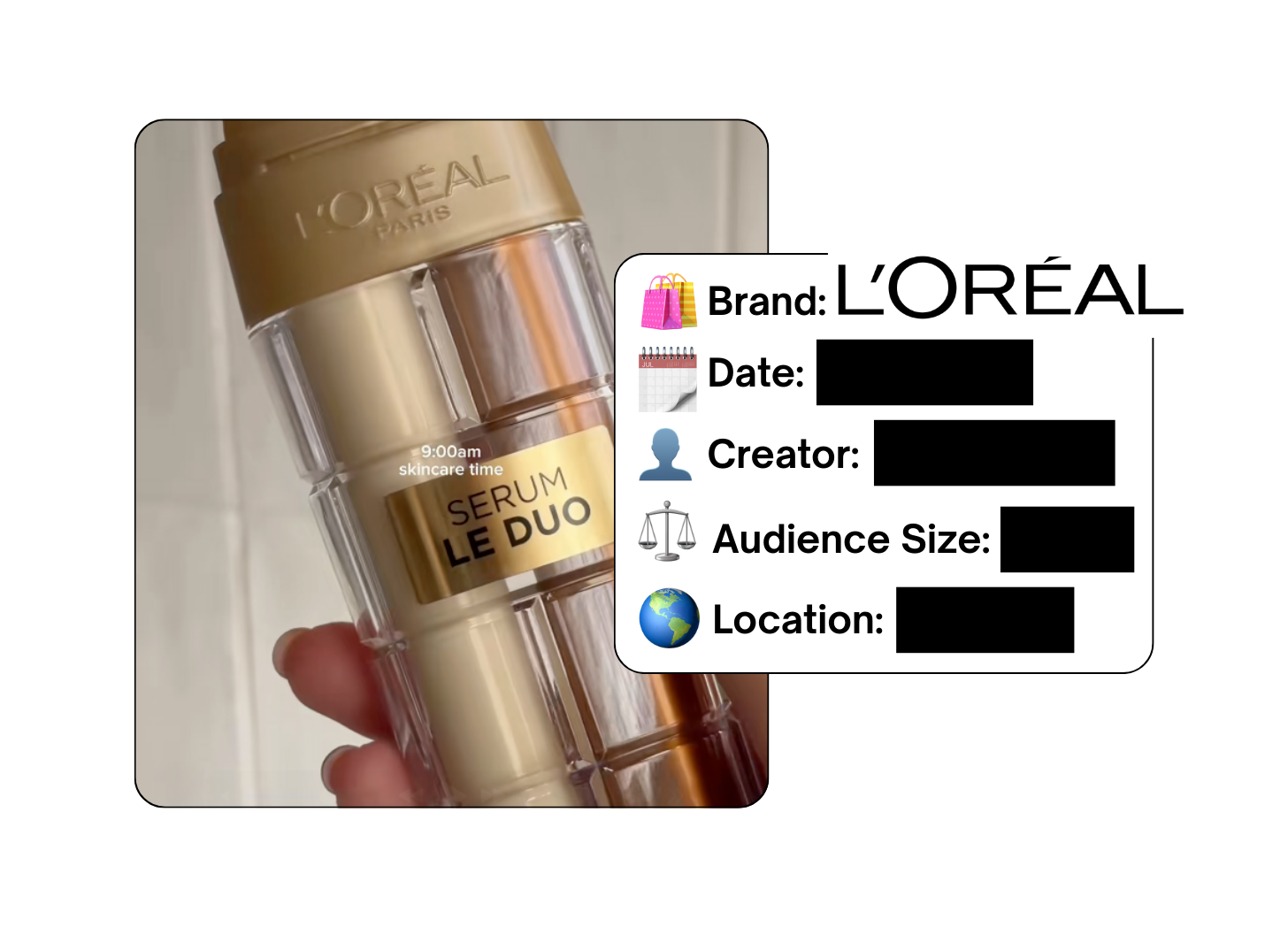 Spotted: L’Oreal in a new paid collab