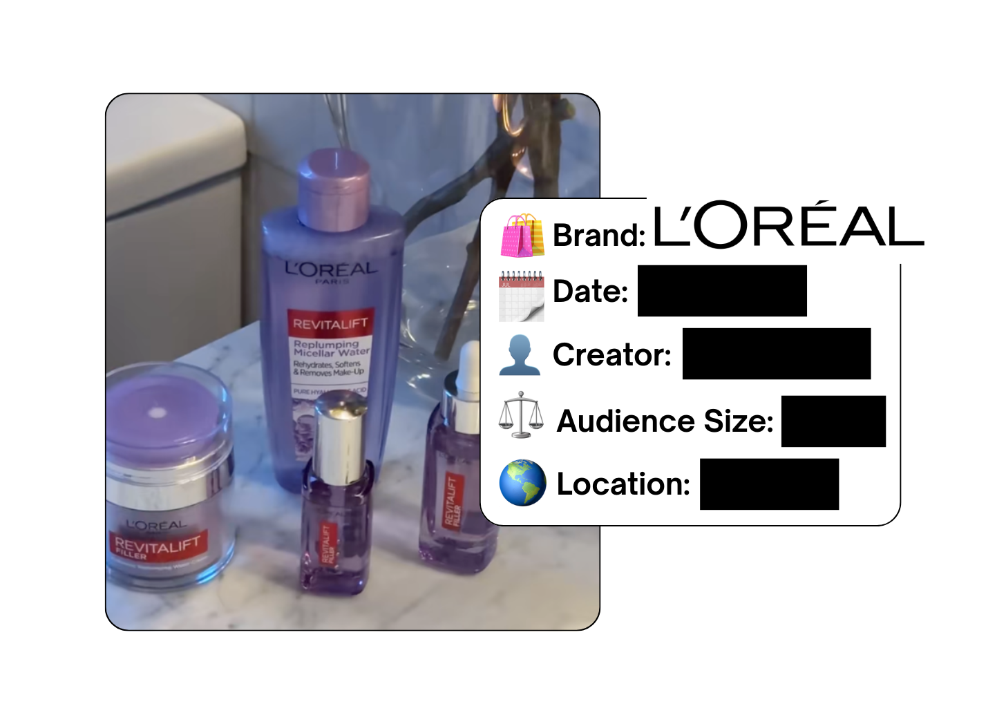 Spotted: L’Oreal in a new paid collab