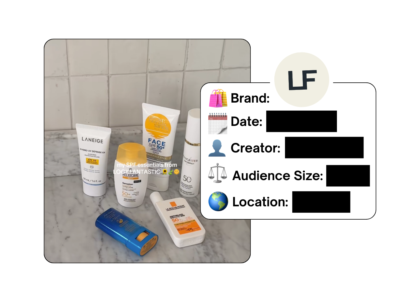 Spotted: LOOKFANTASTIC in a new paid collab