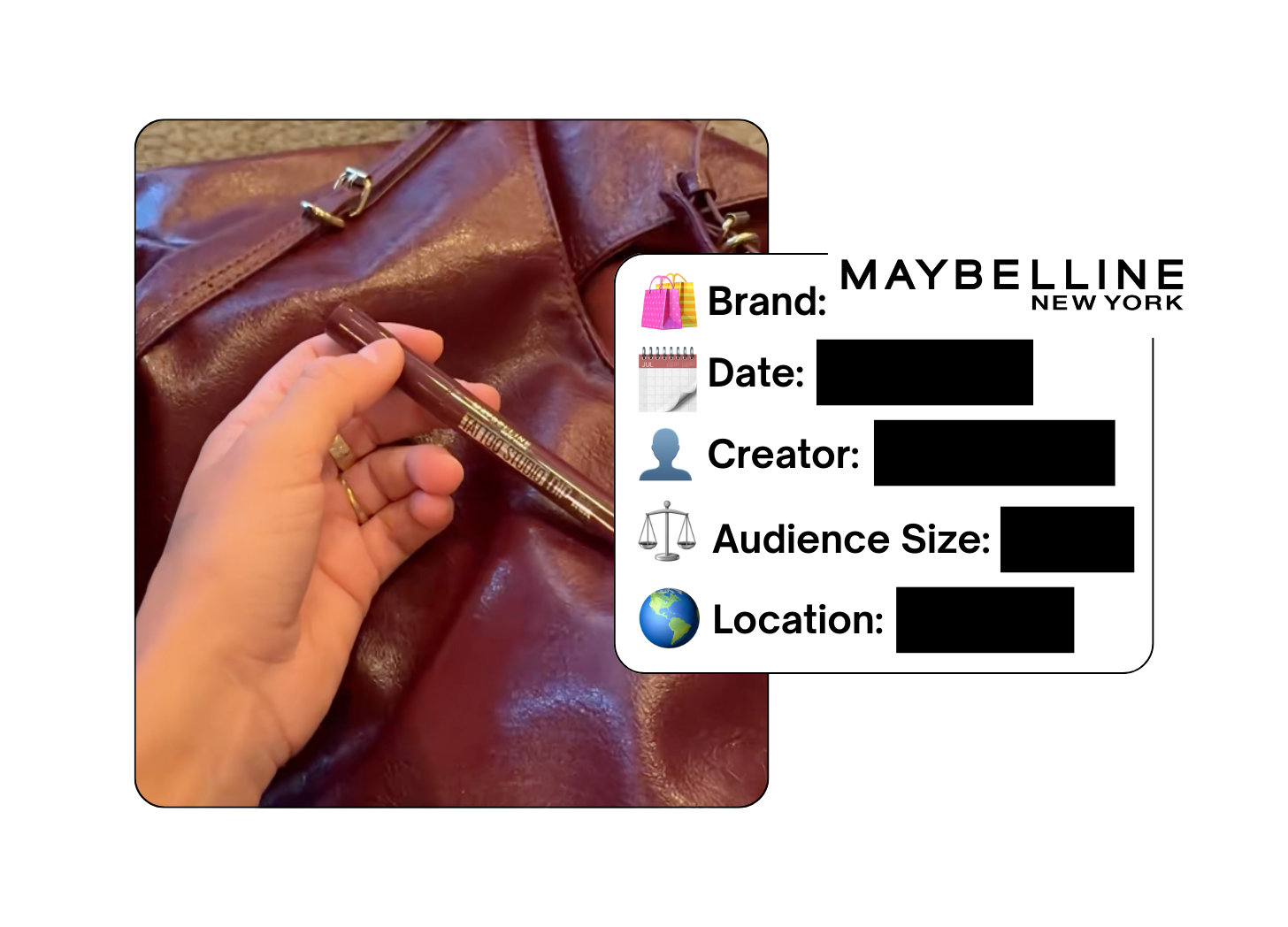 Spotted: Maybelline in a new paid collab