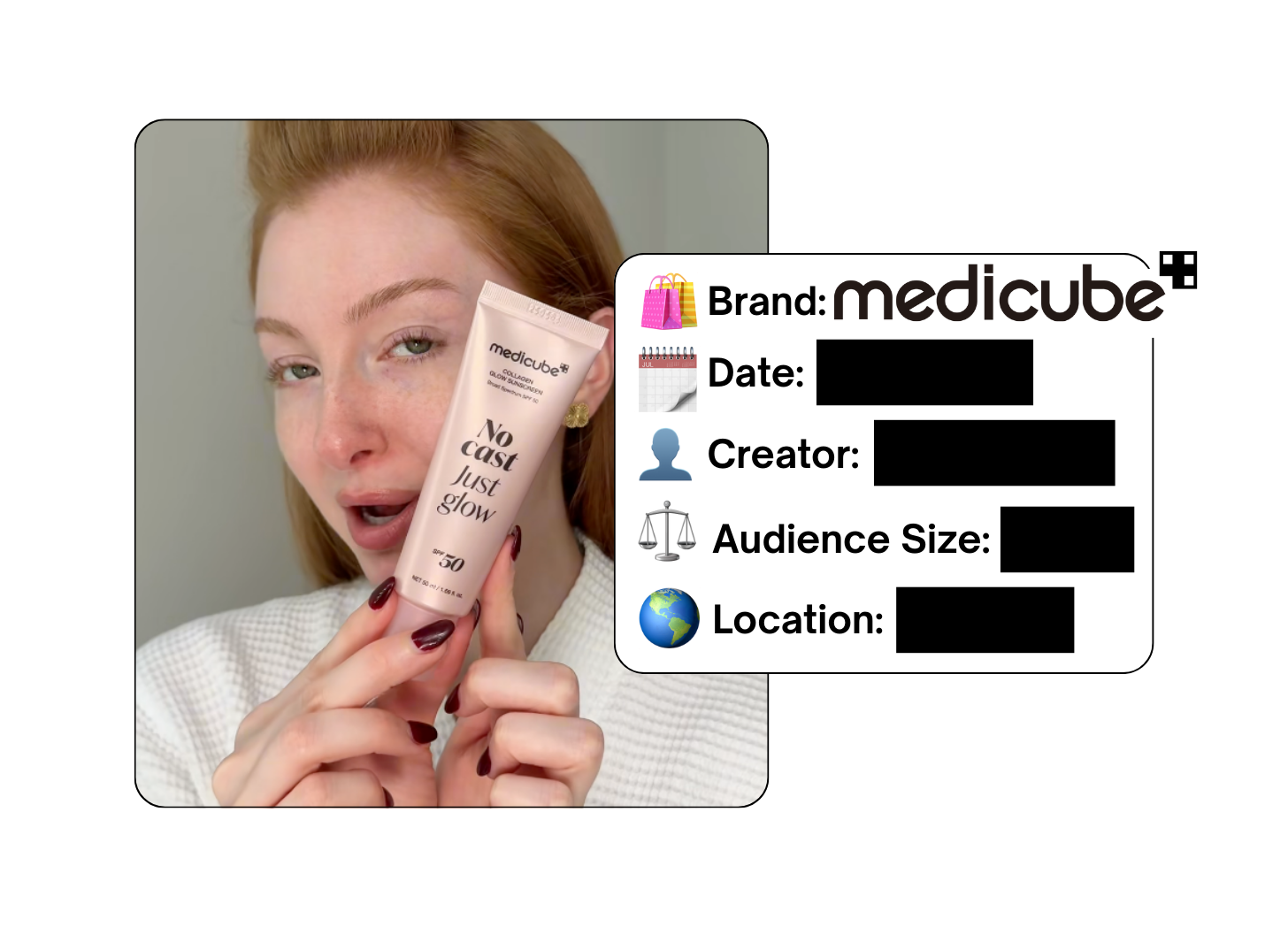 Spotted: Medicube in a new paid collab