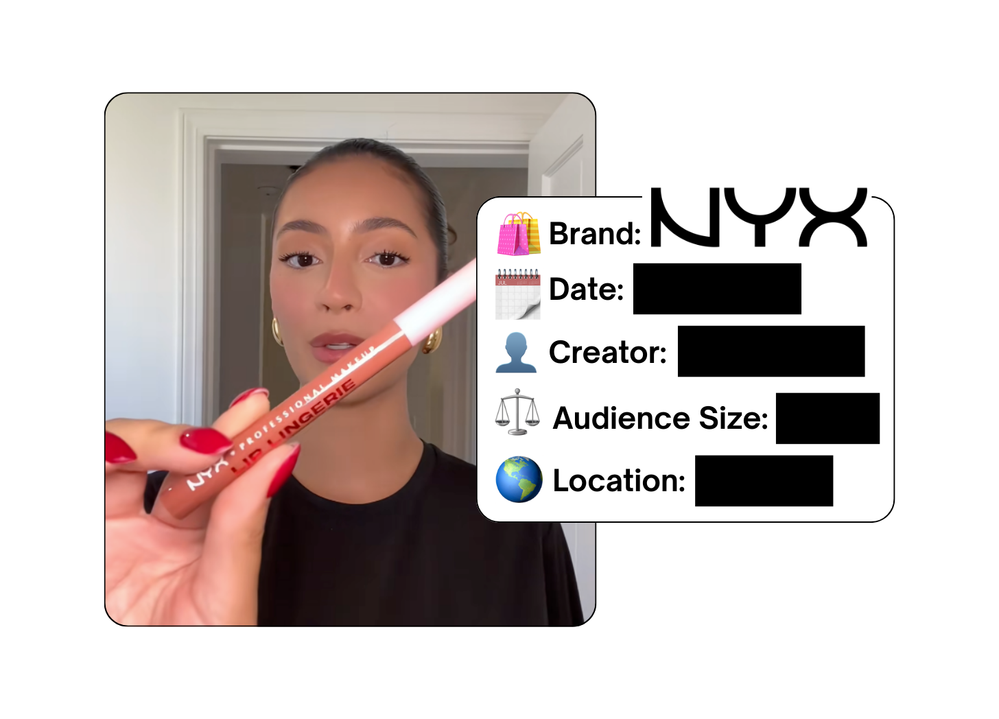 Spotted: NYX Cosmetics in a new paid collab