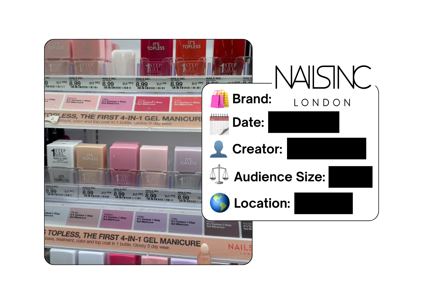 Spotted: Nails INC in a new paid collab