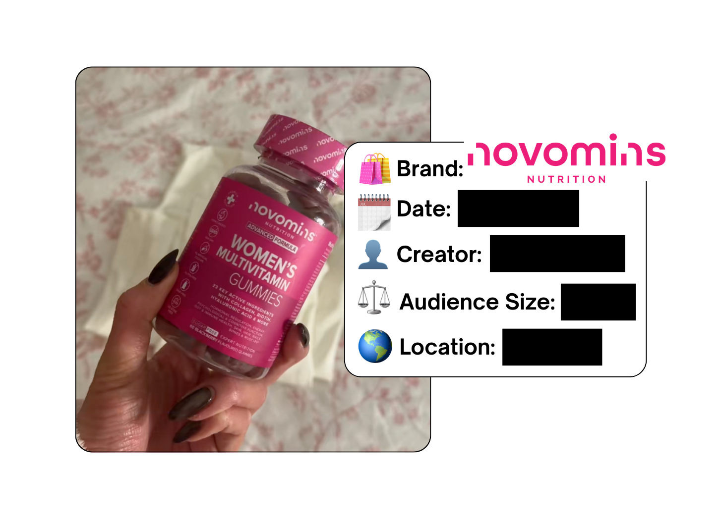 Spotted: Novomins in a new paid collab