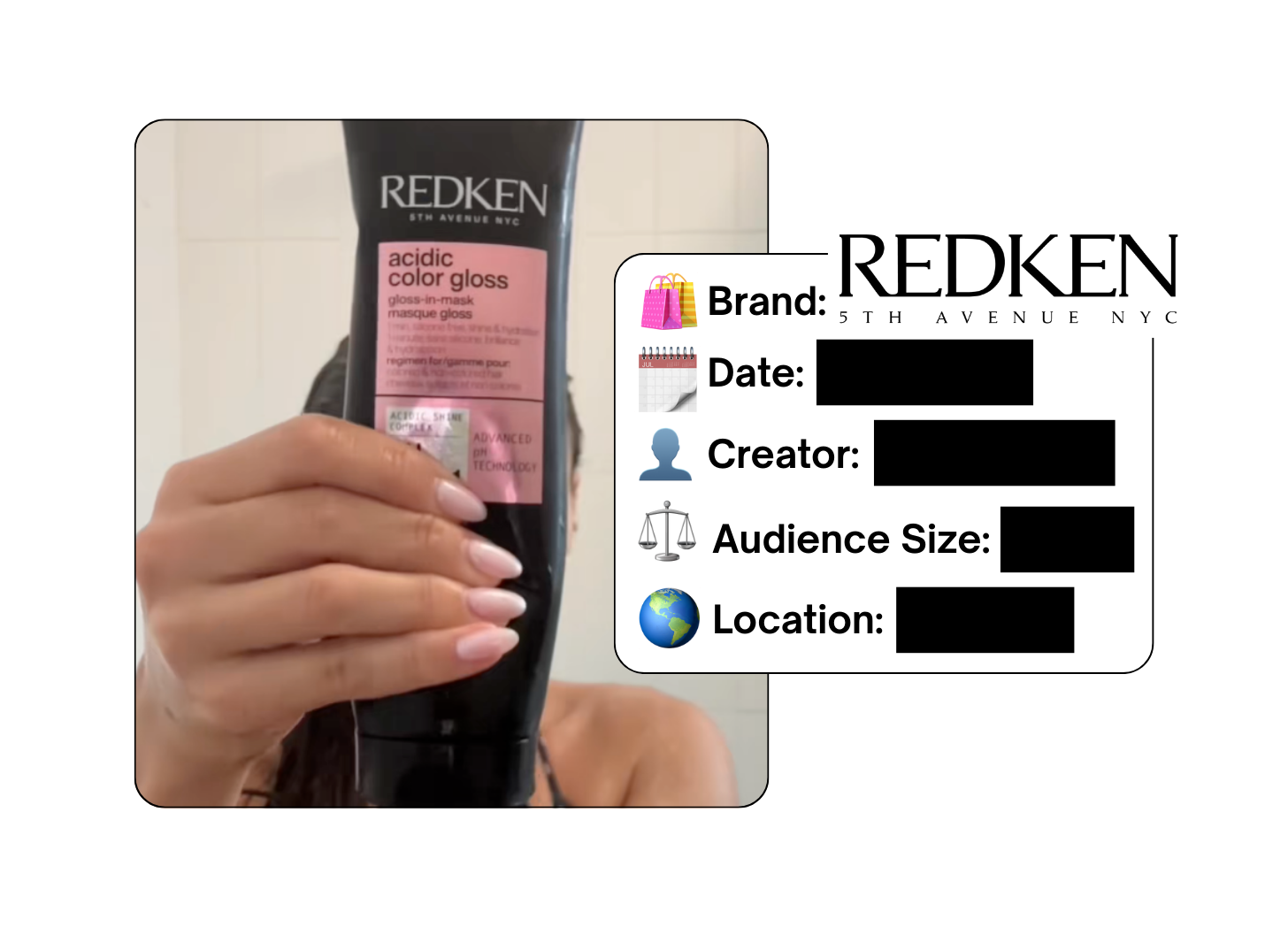 Spotted: Redken in a new paid collab