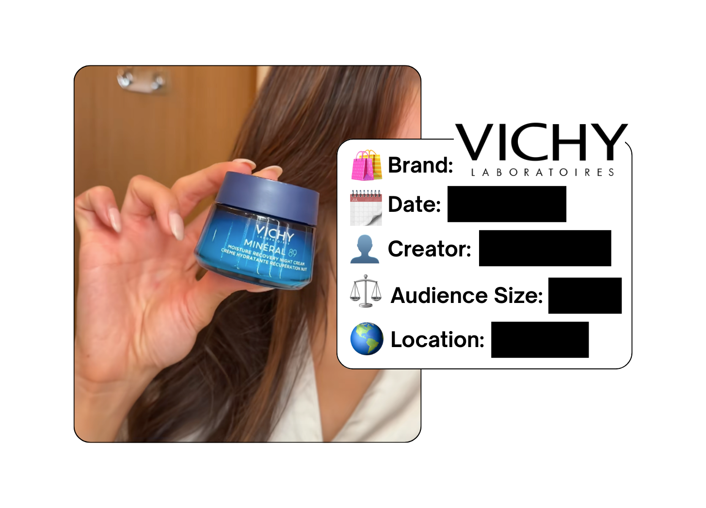 Spotted: Vichy Laboratoires in a new paid collab
