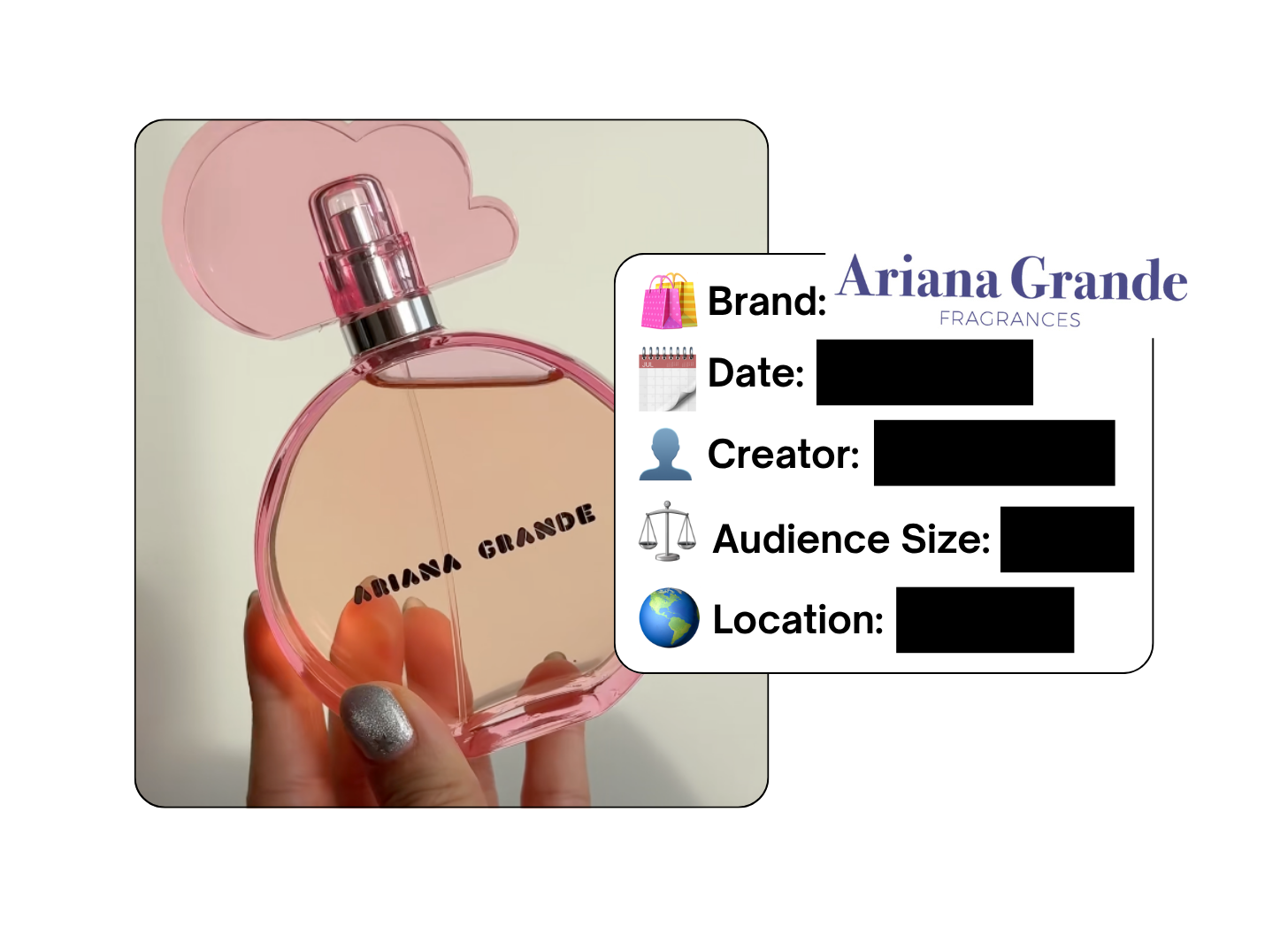 Spotted: Ariana Grande Fragrances in a new paid collab