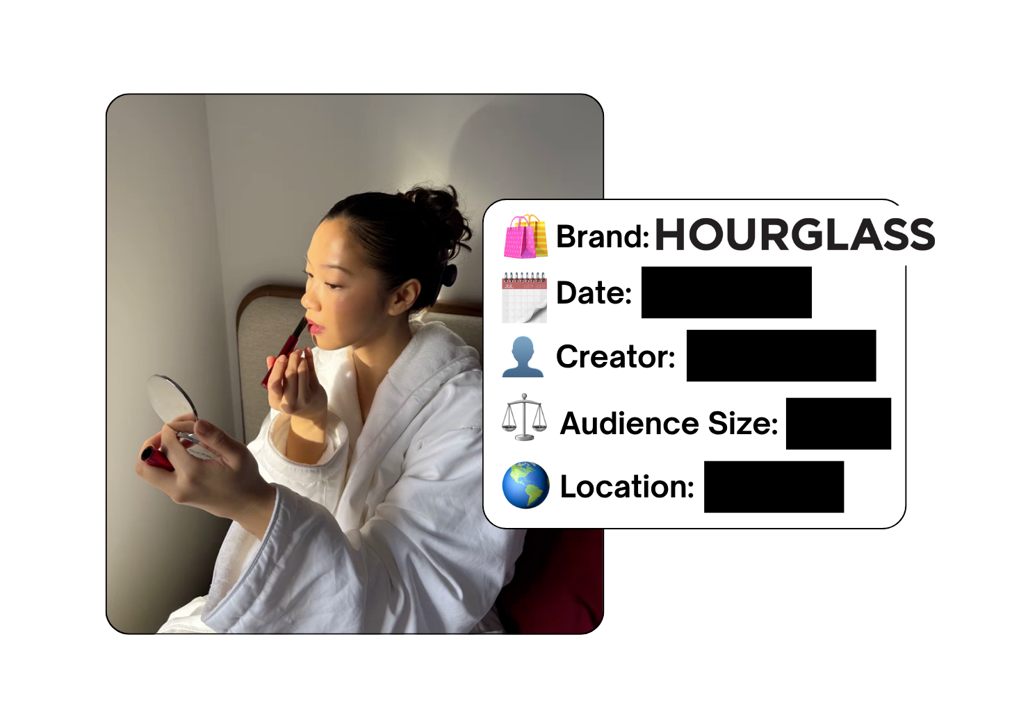 Spotted: Hourglass Cosmetics in a new paid collab