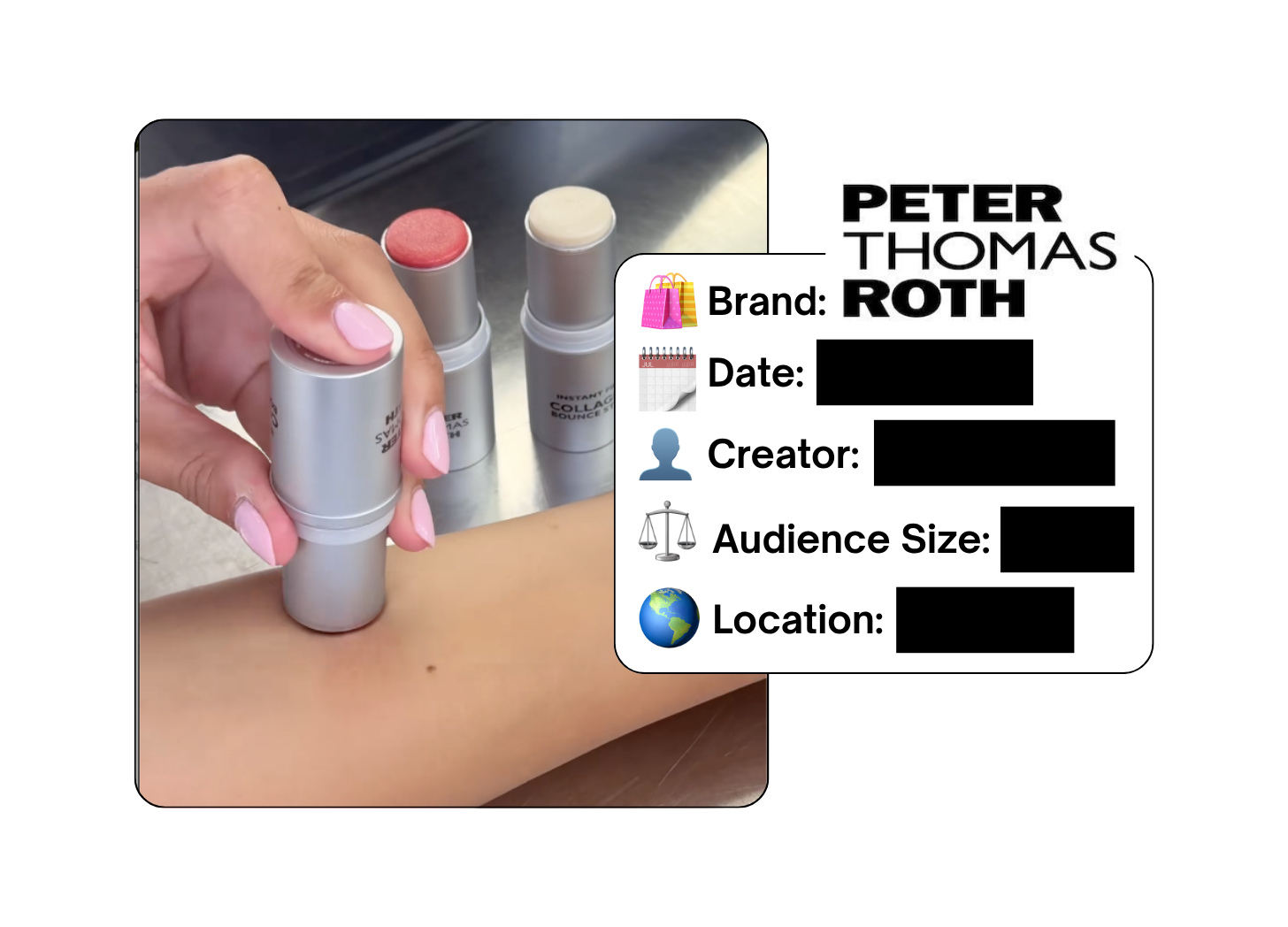 Spotted: Peter Thomas Roth in a new paid collab