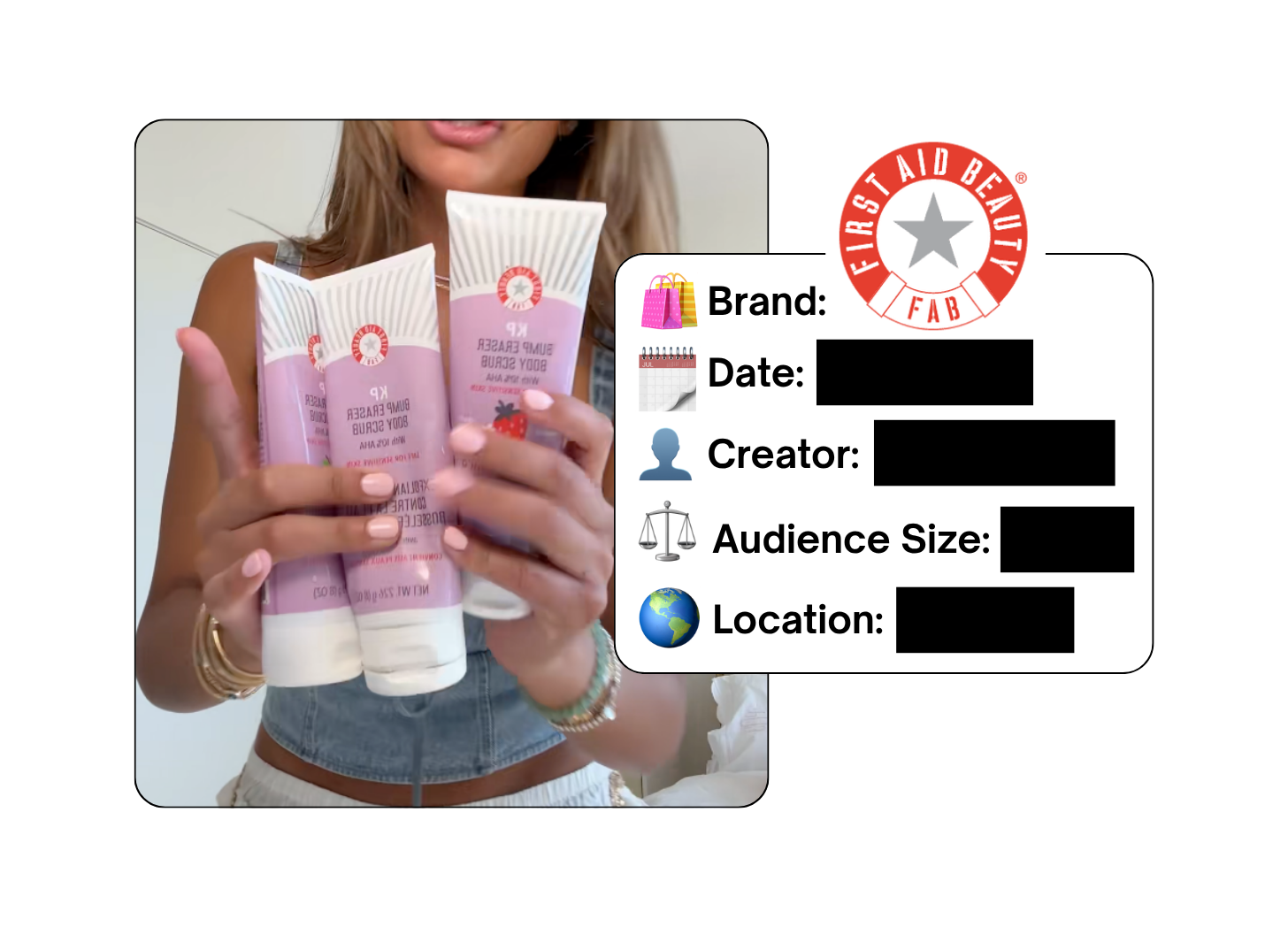 Spotted: First Aid Beauty in a new paid collab