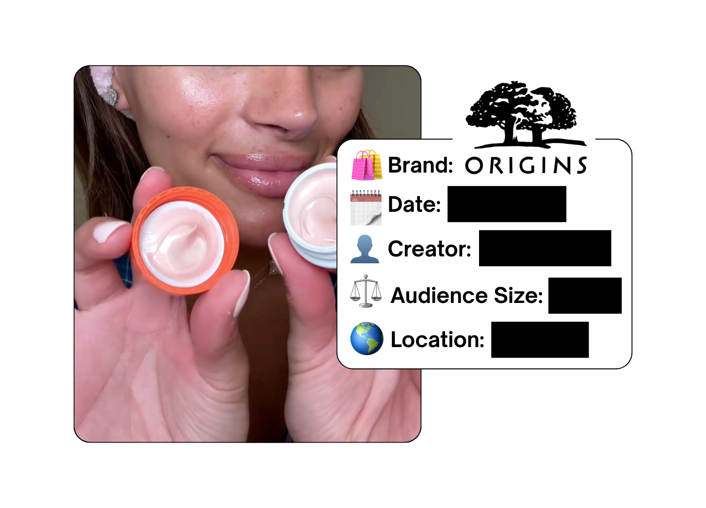 Spotted: Origins in a new paid collab