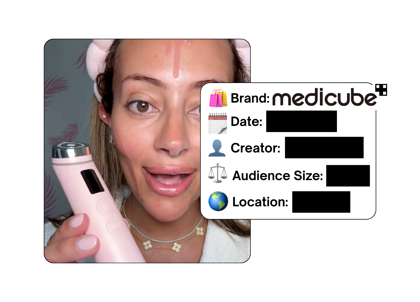 Spotted: Medicube in a new paid collab