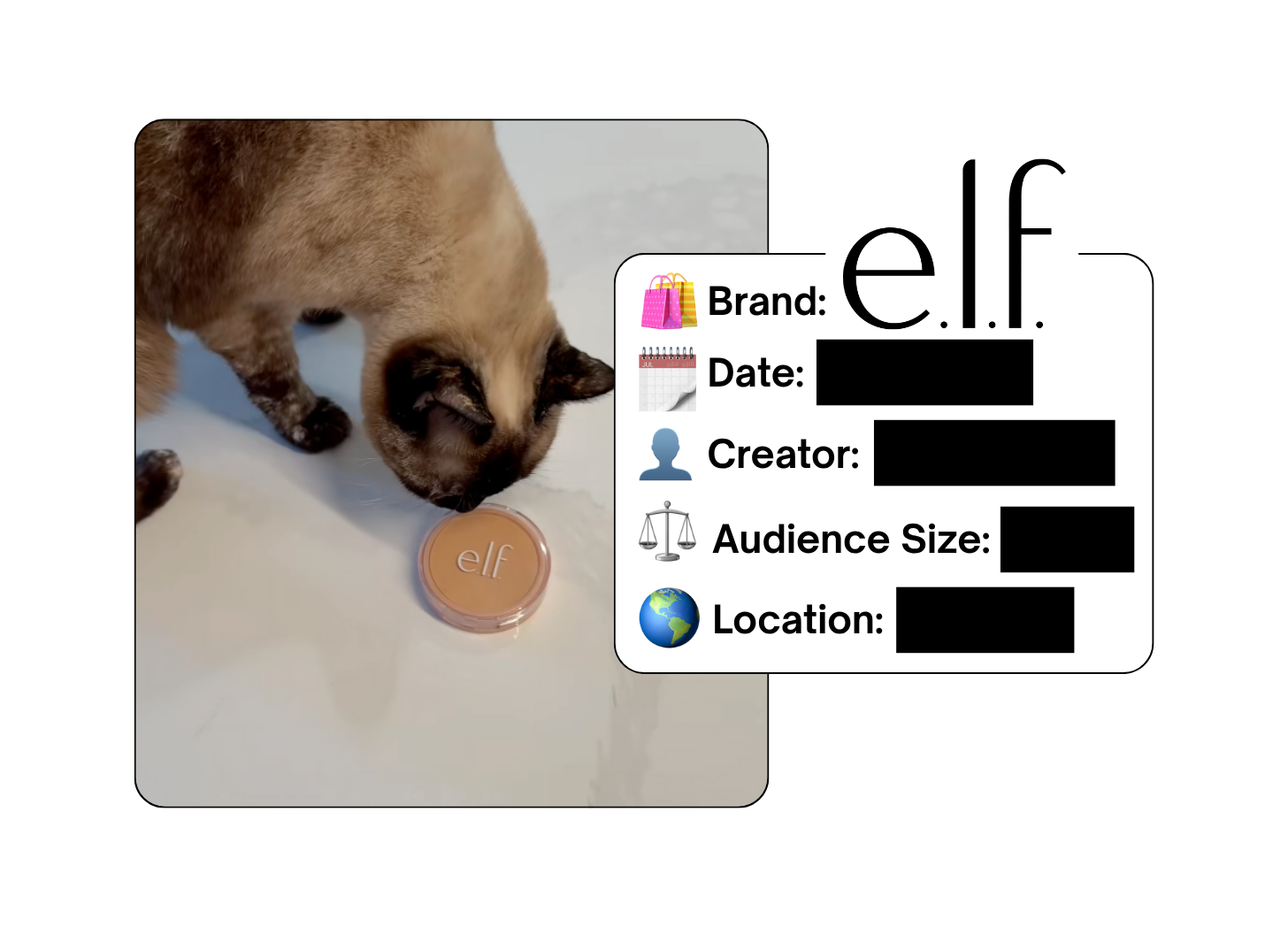 Spotted: Elf Cosmetics in a new paid collab