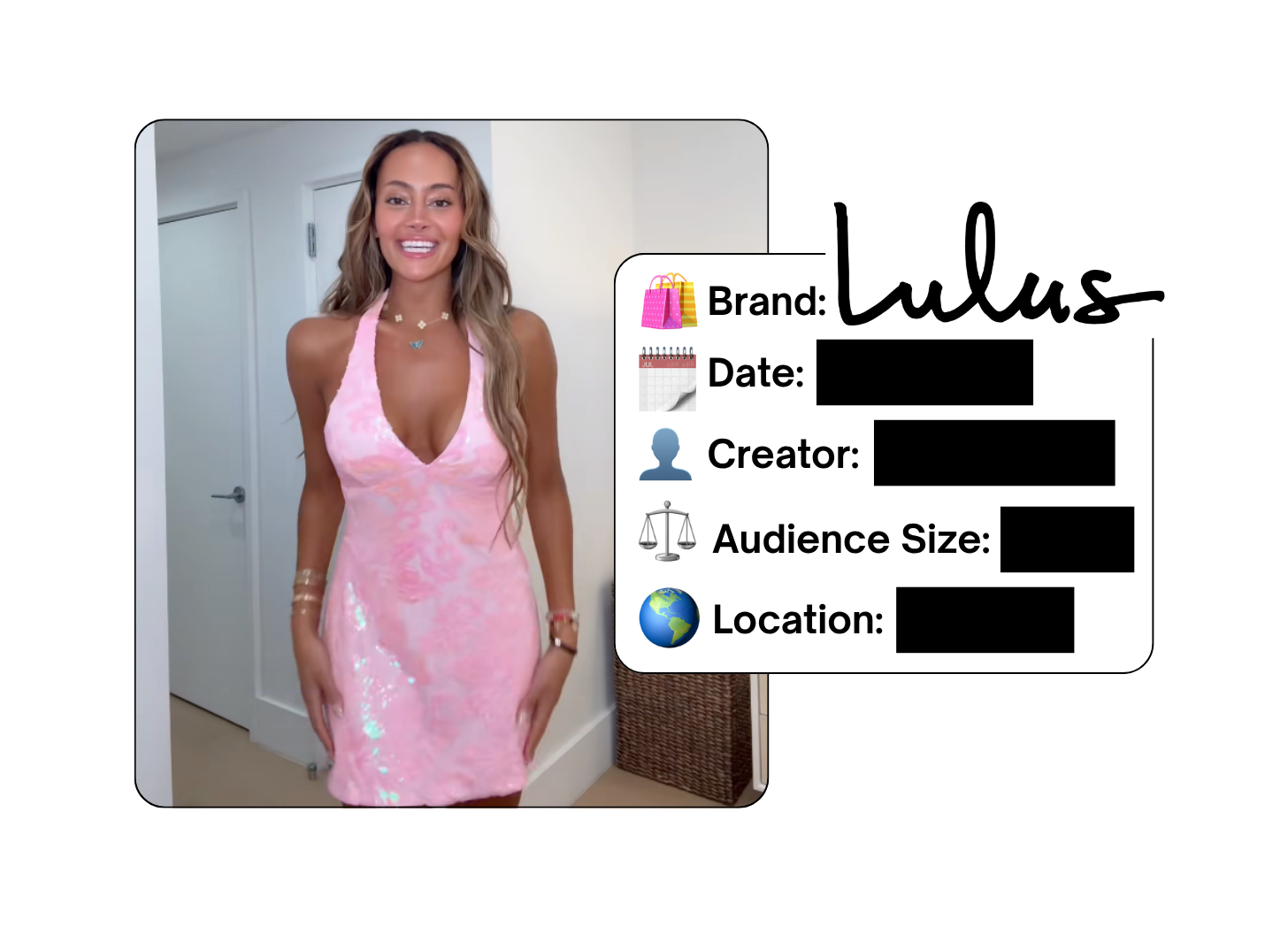 Spotted: Lulus in a new paid collab