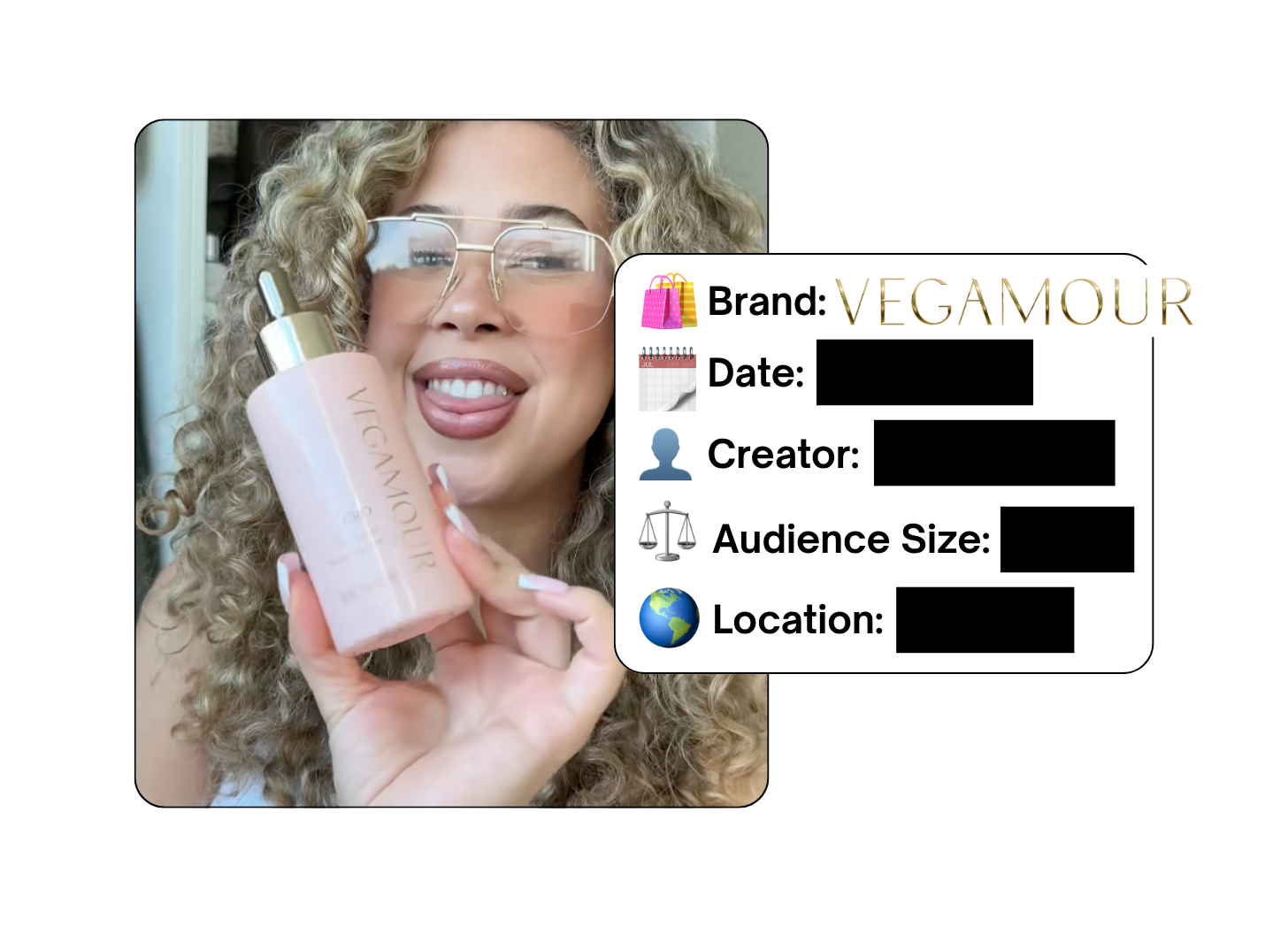 Spotted: VEGAMOUR in a new paid collab