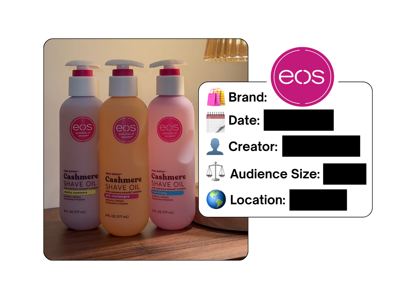 Spotted: EOS in a new paid collab