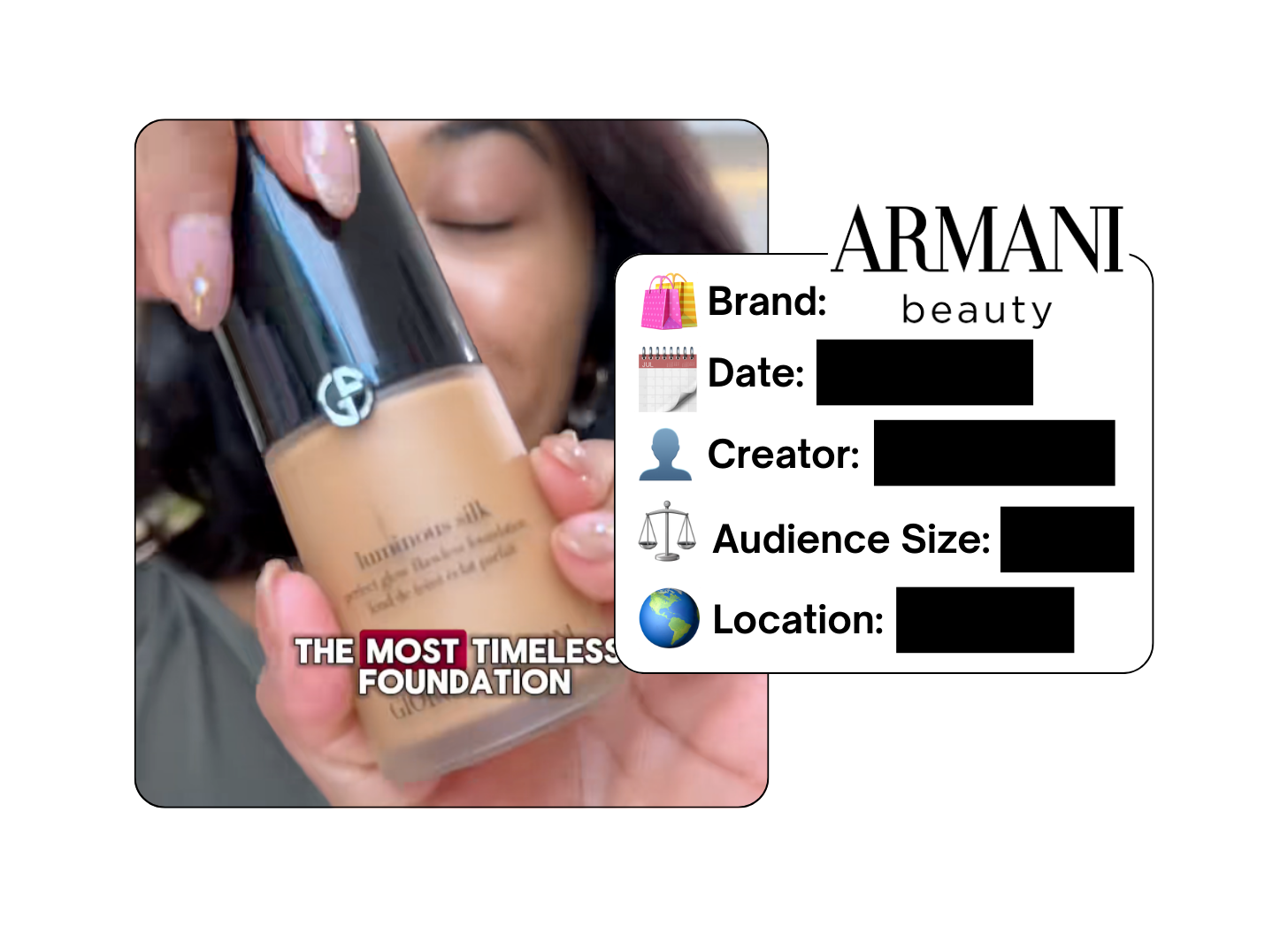 Spotted: Armani Beauty in a new paid collab