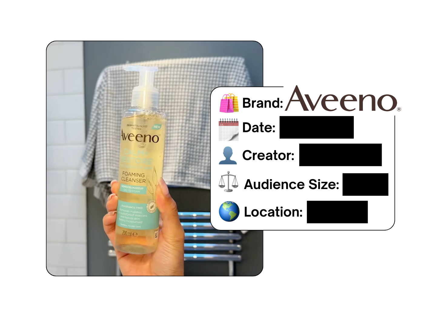 Spotted: Aveeno in a new paid collab