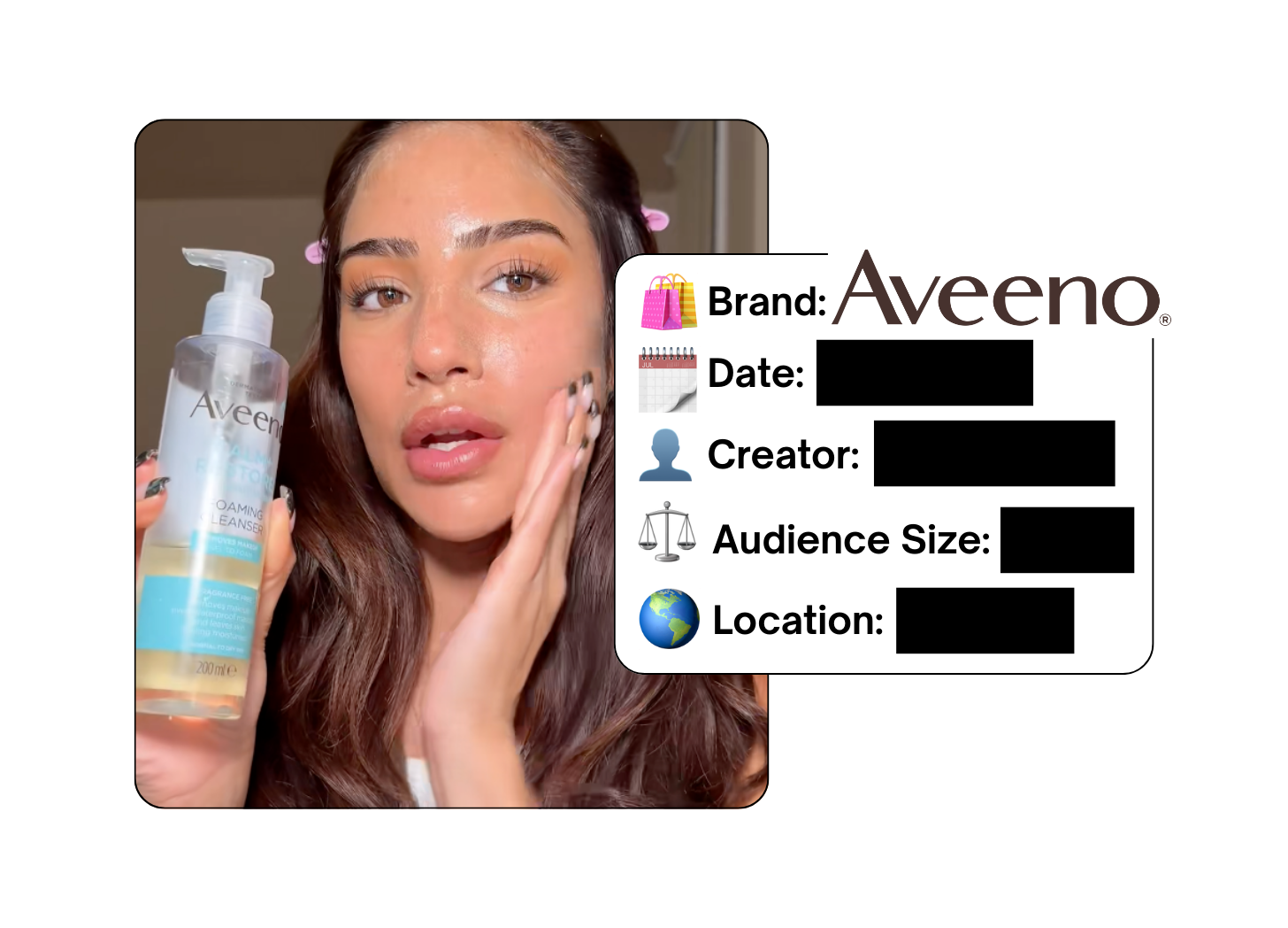 Spotted: Aveeno in a new paid collab